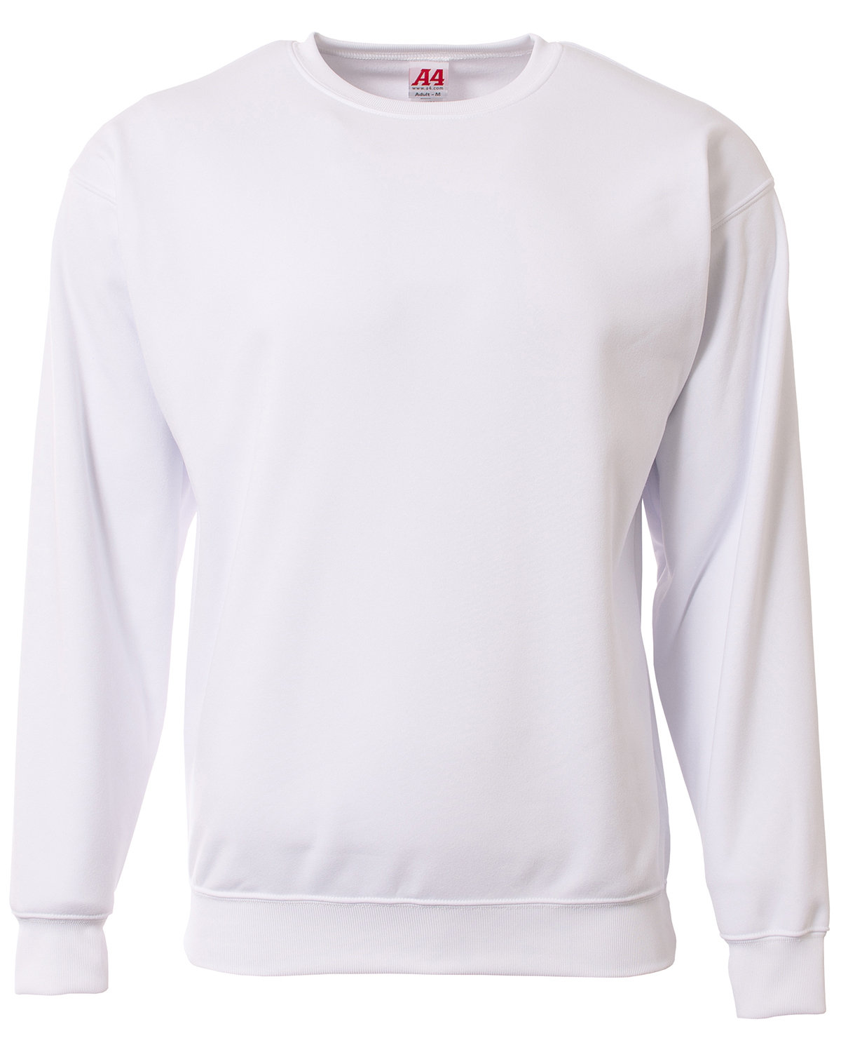 N4275 A4 Mens Sprint Tech Fleece Crewneck Sweatshirt