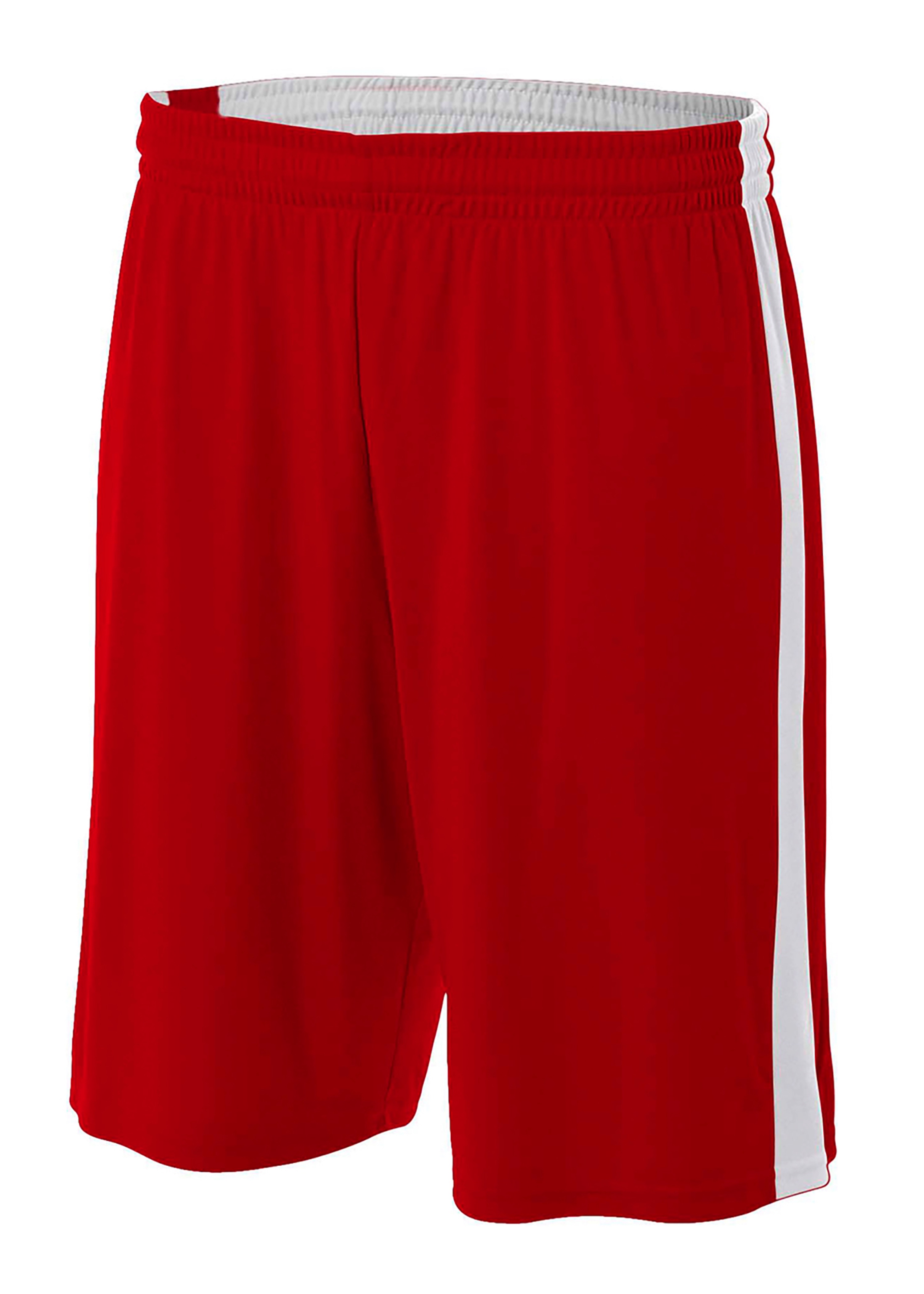 N5284 A4 Adult Reversible Moisture Management Shorts