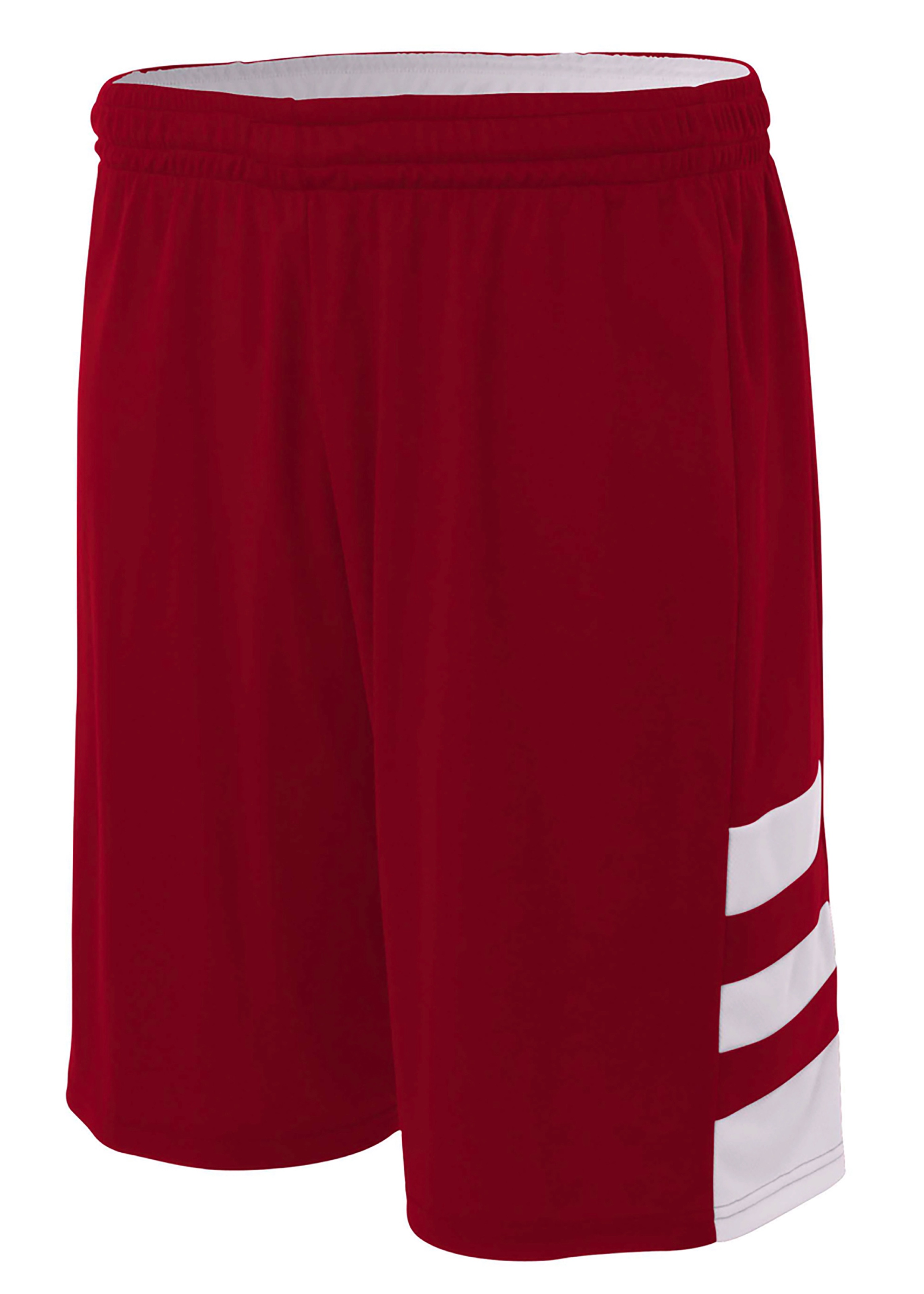 N5334 A4 Adult 10" Inseam Reversible Speedway Shorts