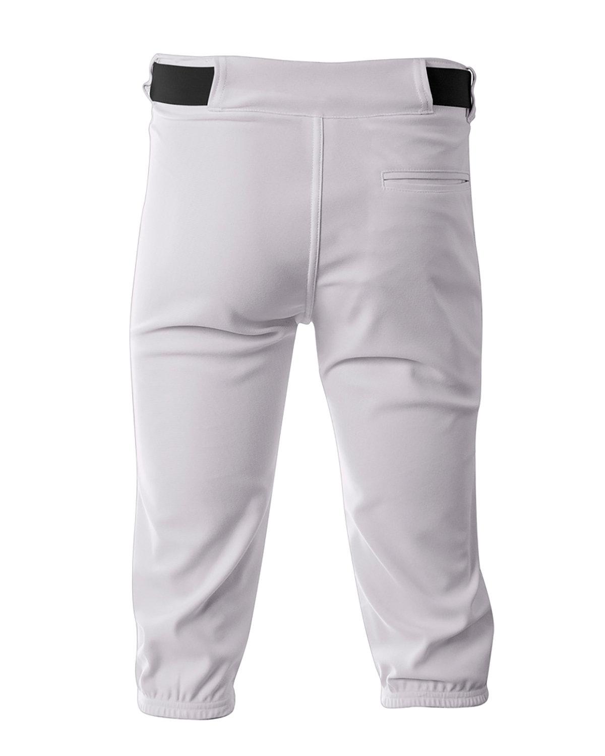N6003 A4 Mens Baseball Knicker Pant - Back Image
