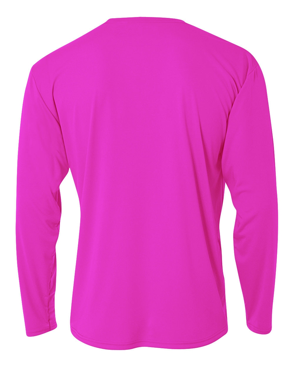 NB3165 A4 Youth Long Sleeve Cooling Performance Crew Shirt - Back Image