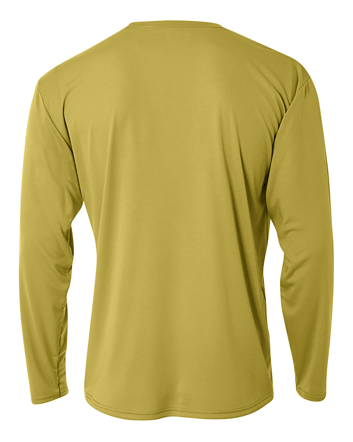 NB3165 A4 Youth Long Sleeve Cooling Performance Crew Shirt - Back Image
