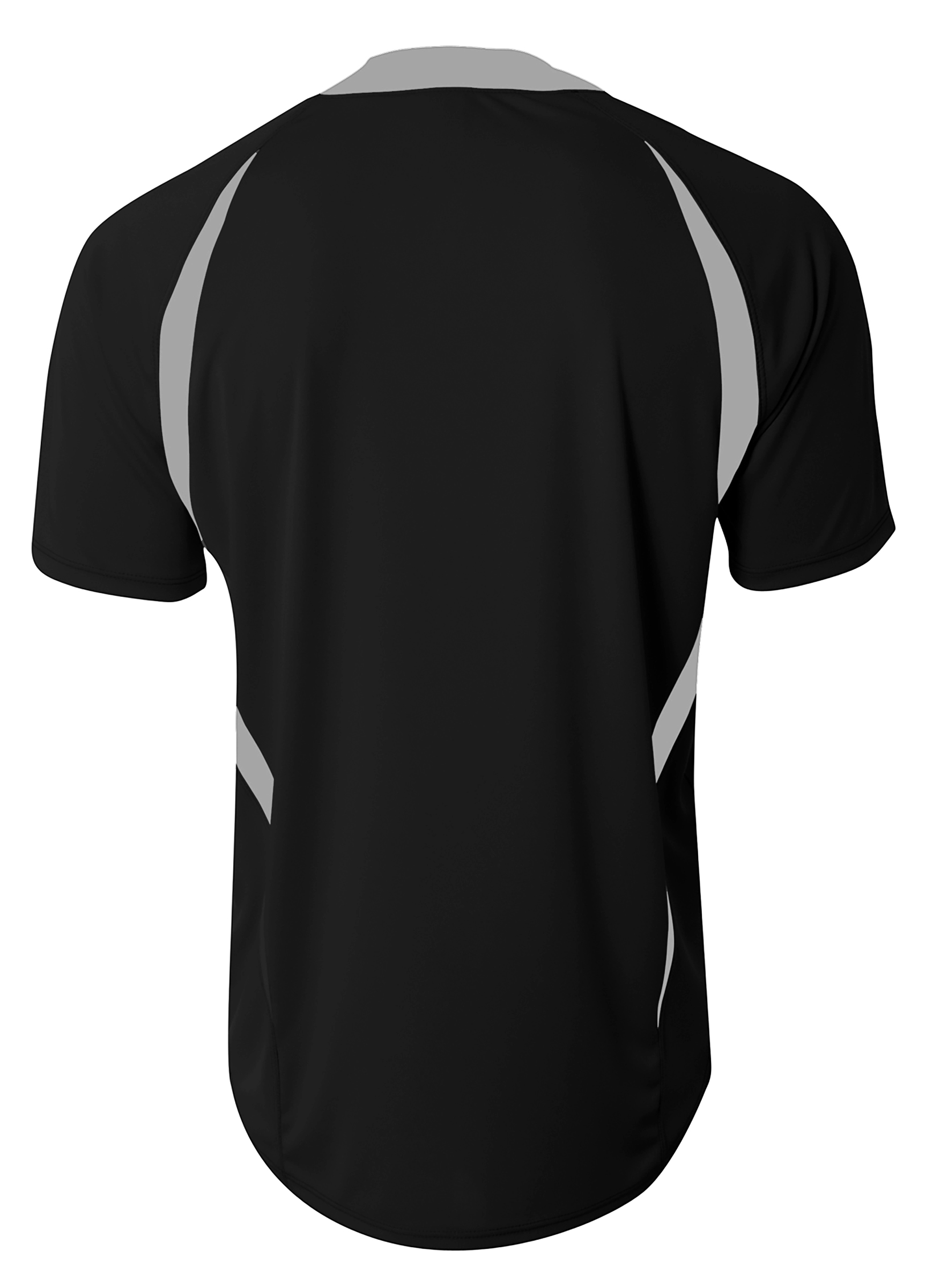 NB4229 A4 Youth 2-Button Color Blocked Jersey NB4229 A4 Youth 2-Button Color Blocked Jersey - Back Image