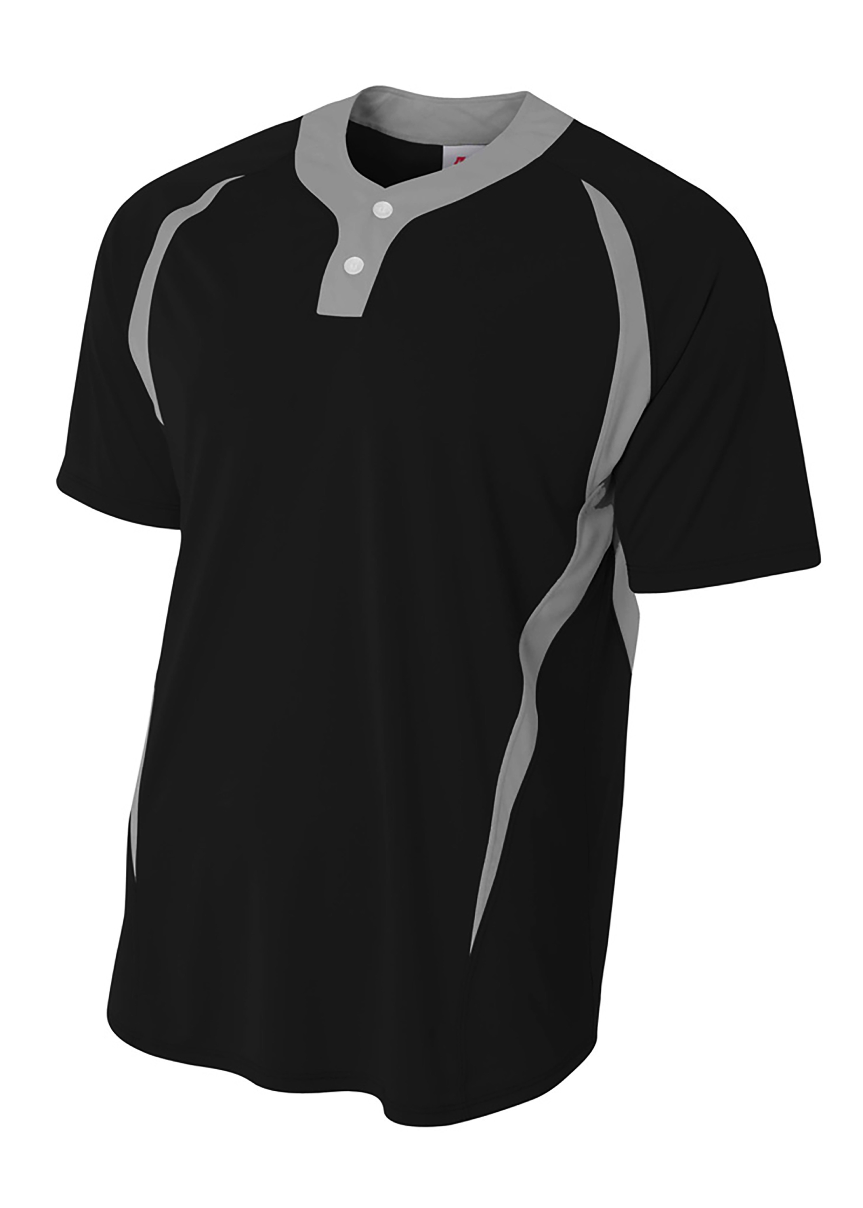 NB4229 A4 Youth 2-Button Color Blocked Jersey NB4229 A4 Youth 2-Button Color Blocked Jersey