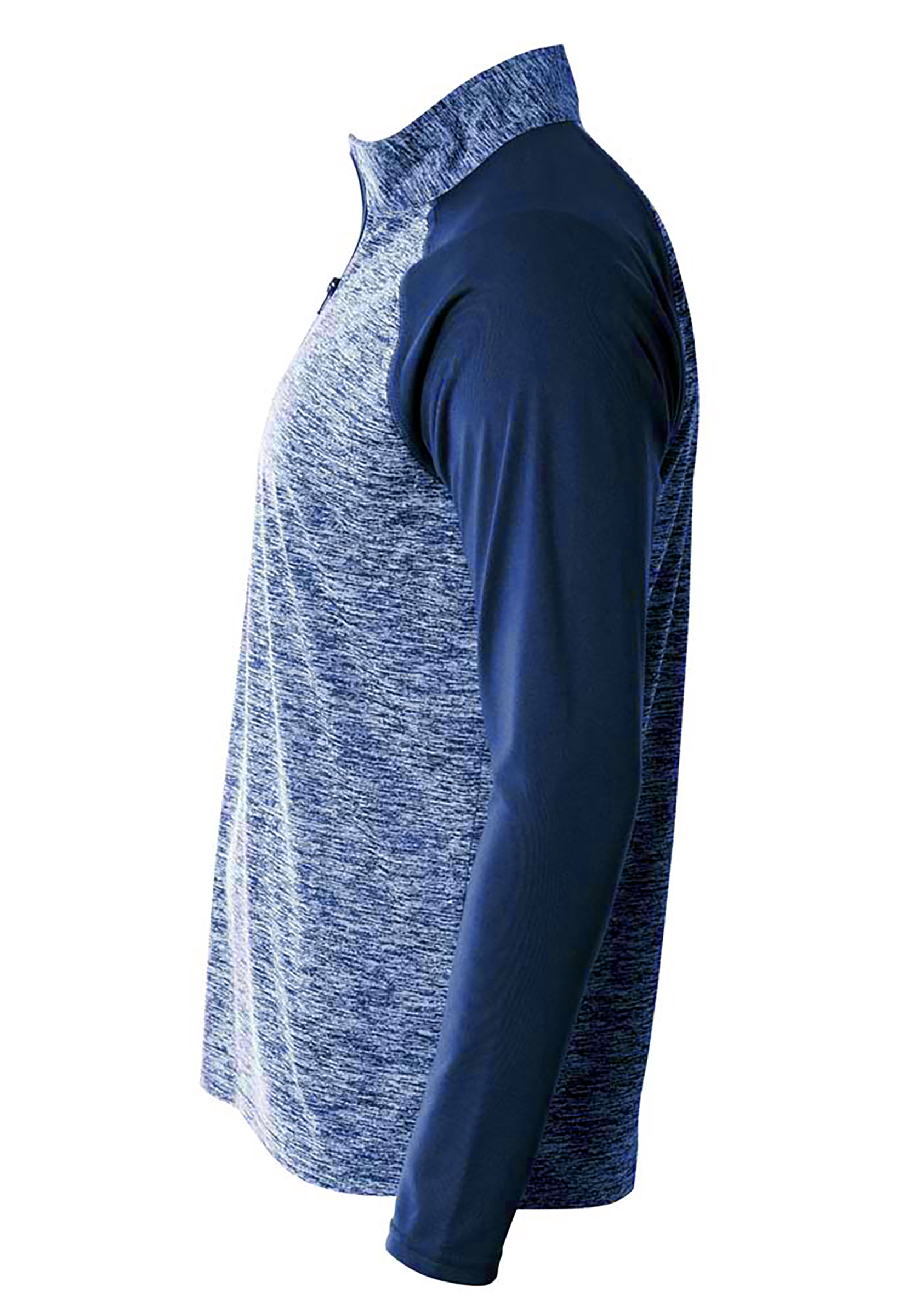 NB4249 A4 Youth Space Dye Quarter-Zip NB4249 A4 Youth Space Dye Quarter-Zip - Siide Image