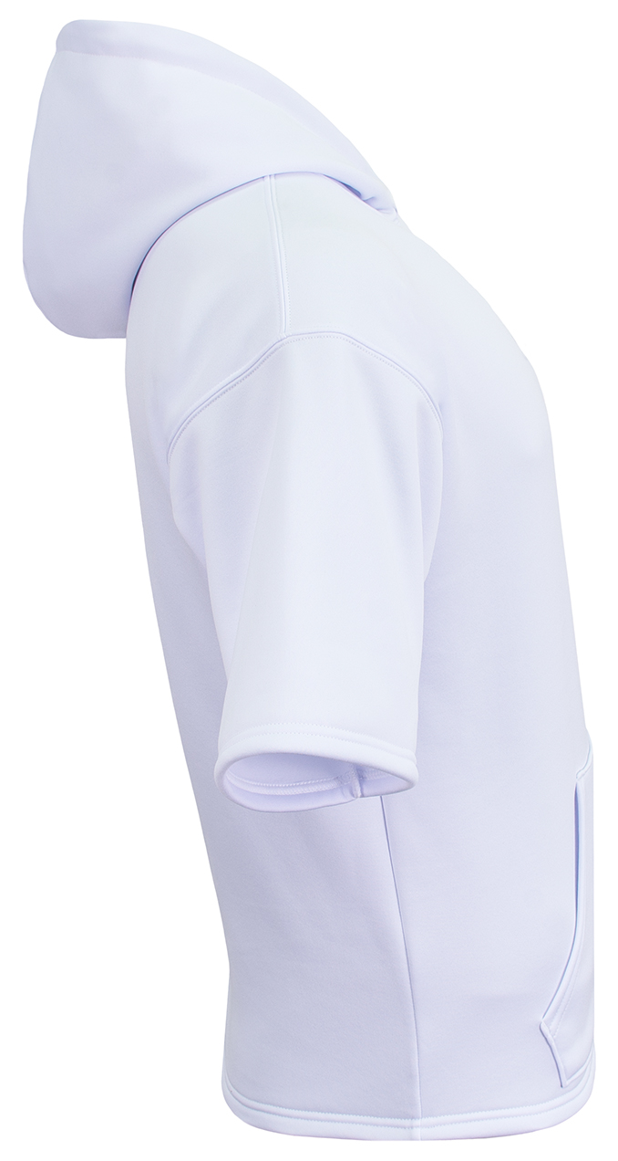 NB4281 A4 Youth Sprint Short Sleeve Fleece Hoodie - Siide Image