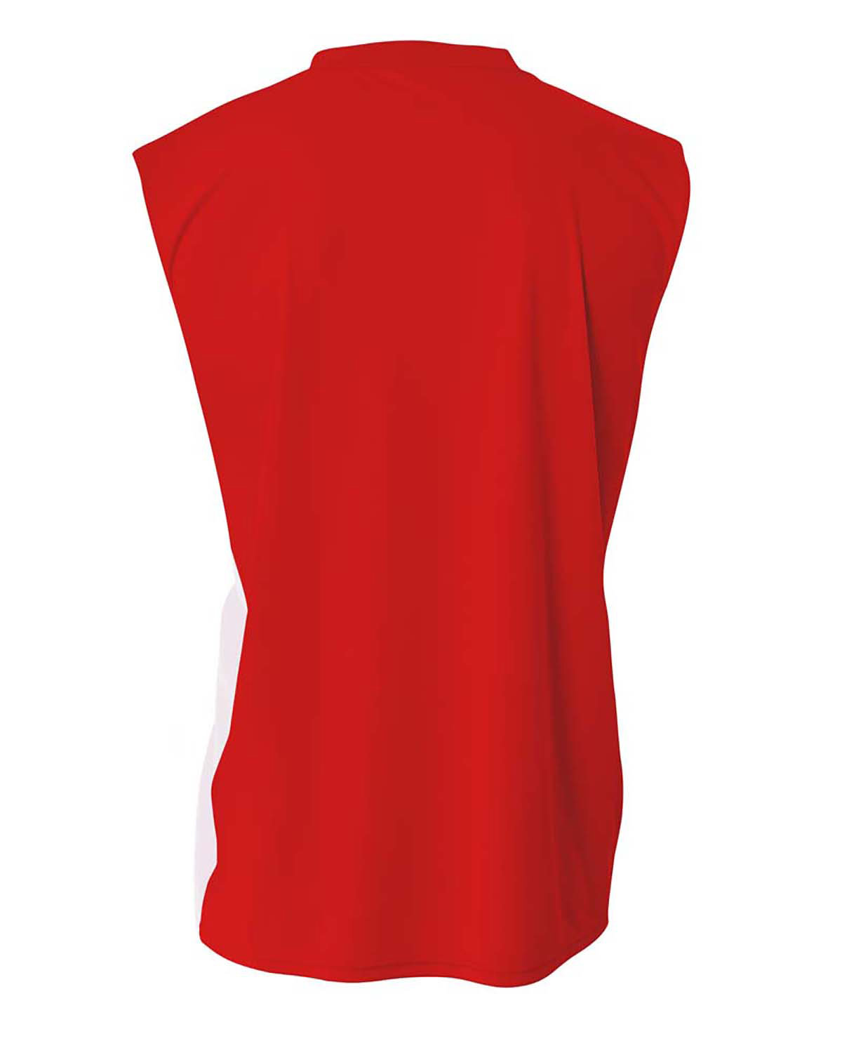 NW2320 A4 Ladies Reversible Moisture Management Muscle Shirt - Back Image