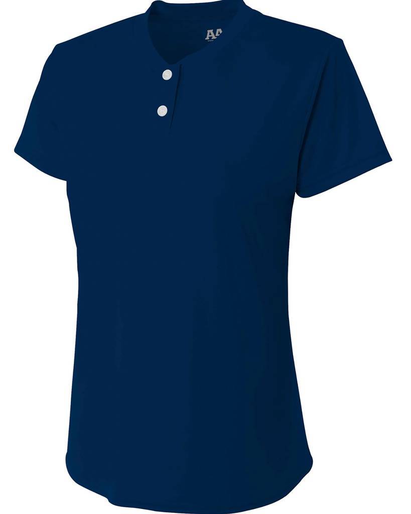 NW3143 A4 Ladies Tek 2-Button Henley Shirt NW3143 A4 Ladies Tek 2-Button Henley Shirt