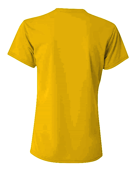 NW3402 A4 Women's Sprint Performance T-Shirt NW3402 A4 Women's Sprint Performance T-Shirt - Back Image