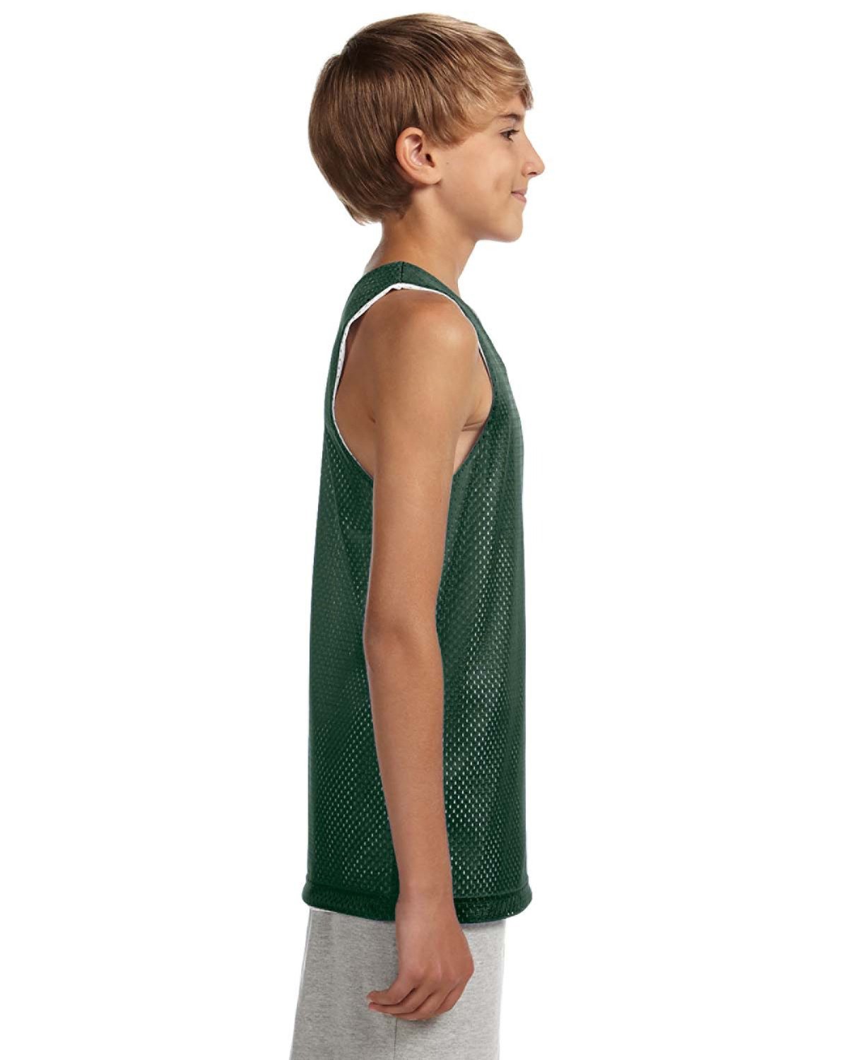N2206 A4 Youth Reversible Mesh Tank - Siide Image