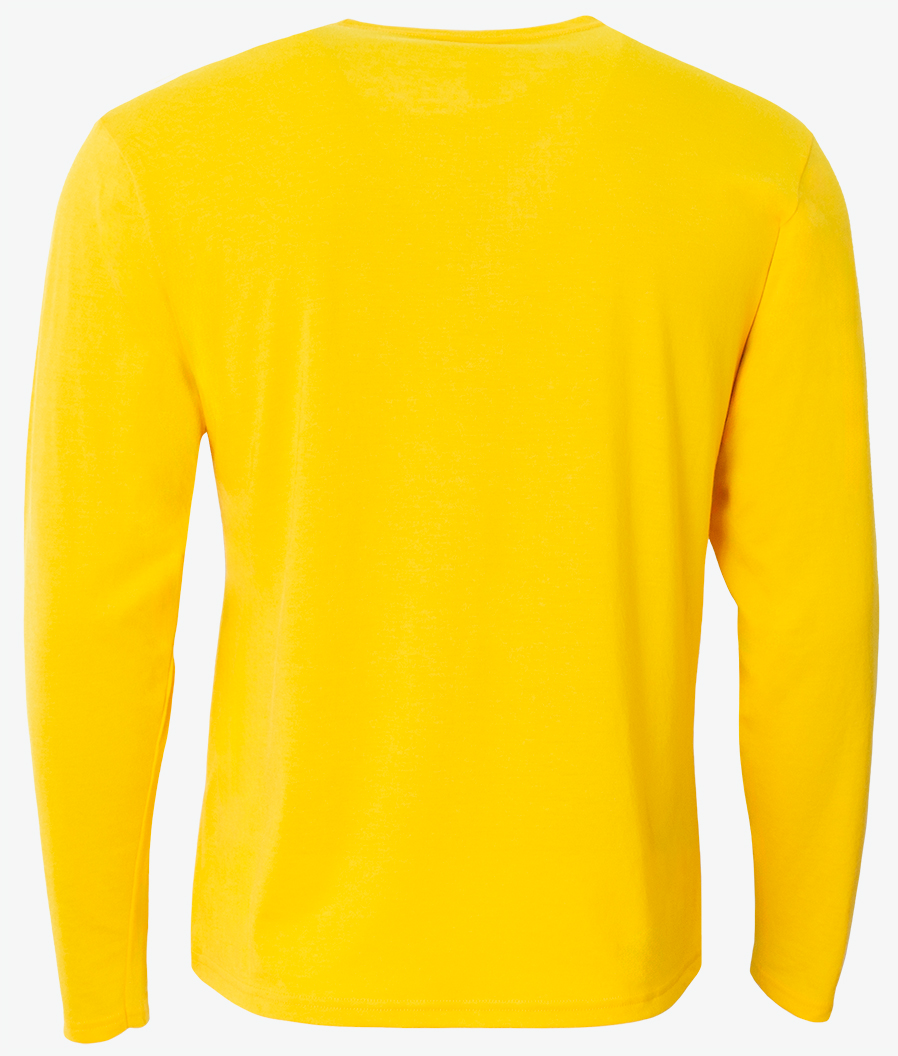 N3029 A4 Mens Softek Long-Sleeve T-Shirt N3029 A4 Mens Softek Long-Sleeve T-Shirt - Back Image