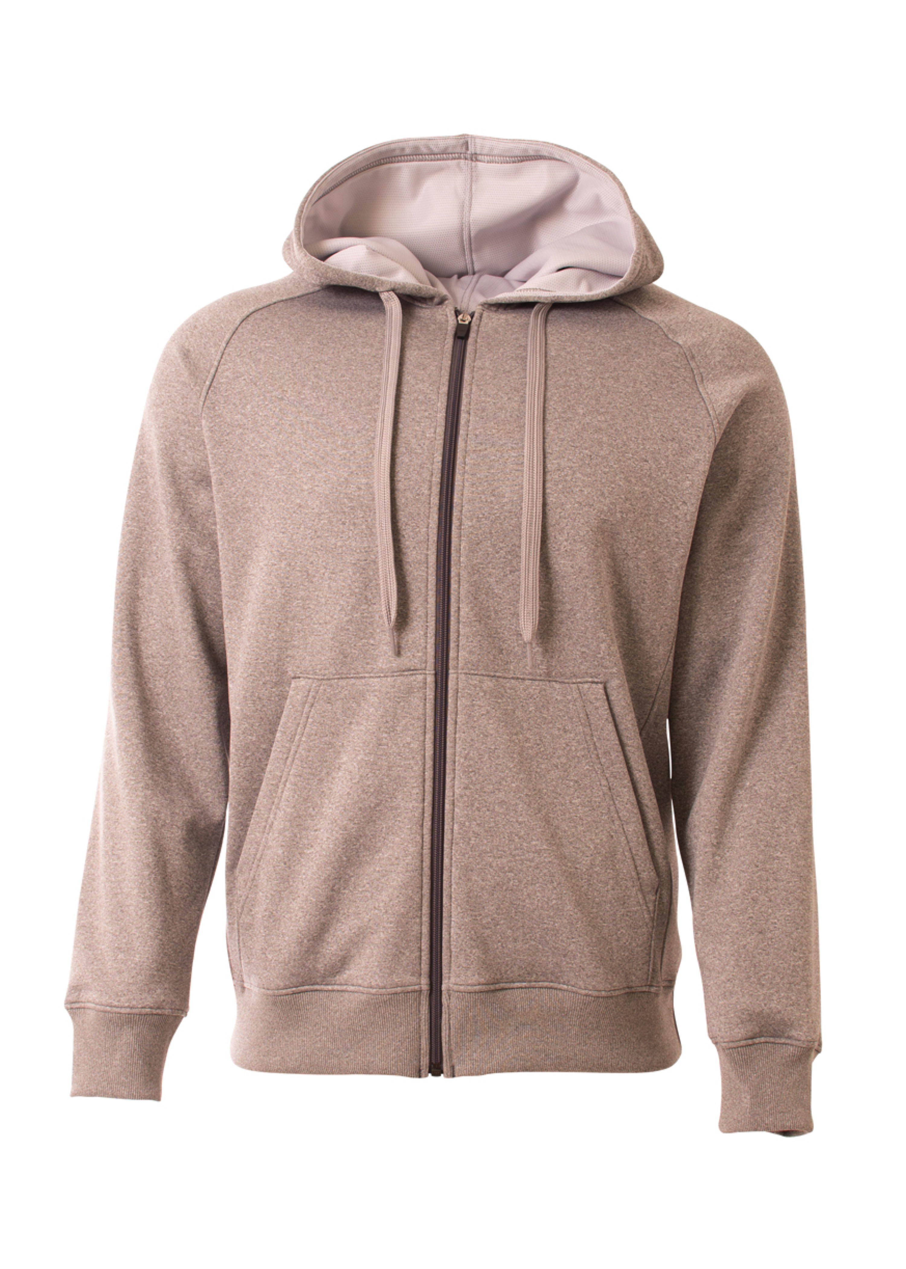N4001 A4 Mens Agility Full-Zip Tech Fleece Hooded Sweatshirt