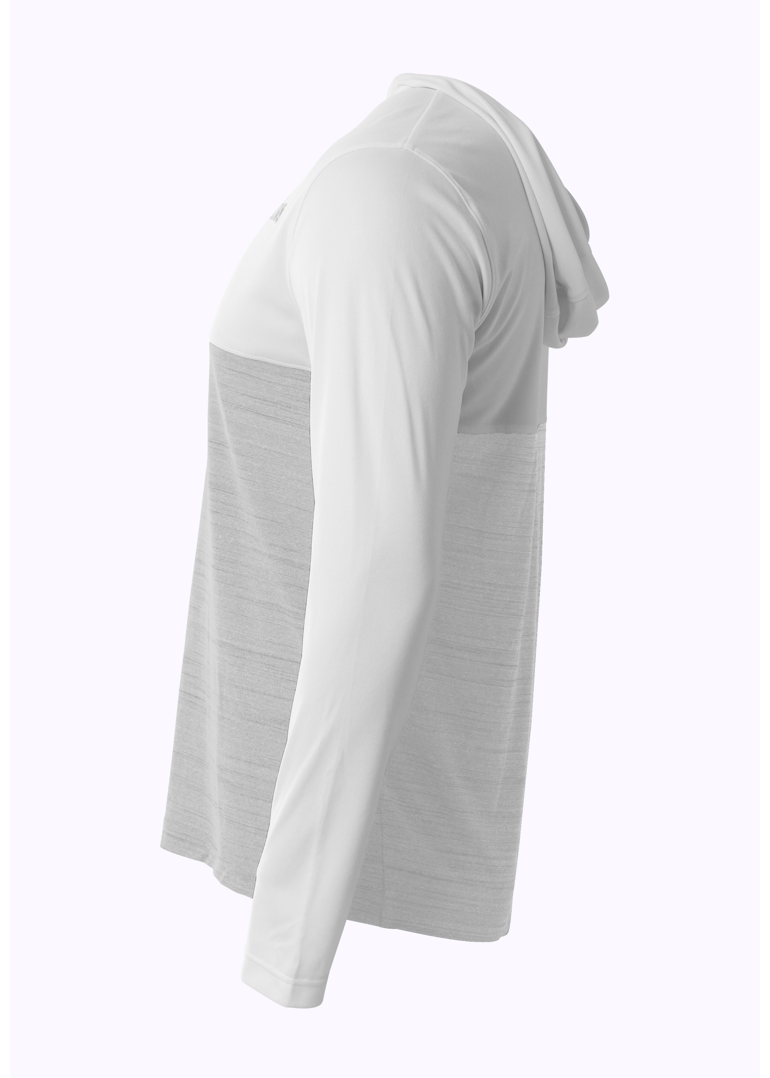 N4013 A4  Slate Quarter Zip Hoodie - Siide Image
