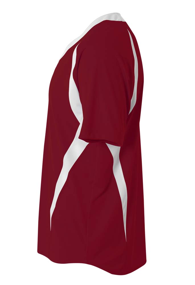 N4229 A4 2-Button Color Blocked Jersey N4229 A4 2-Button Color Blocked Jersey - Siide Image