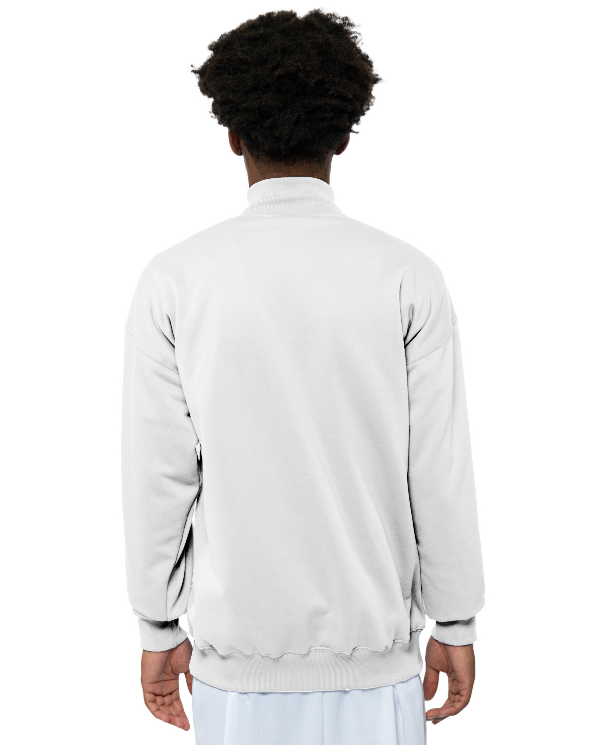 N4282 A4  Sprint Fleece Quarter Zip - Back Image