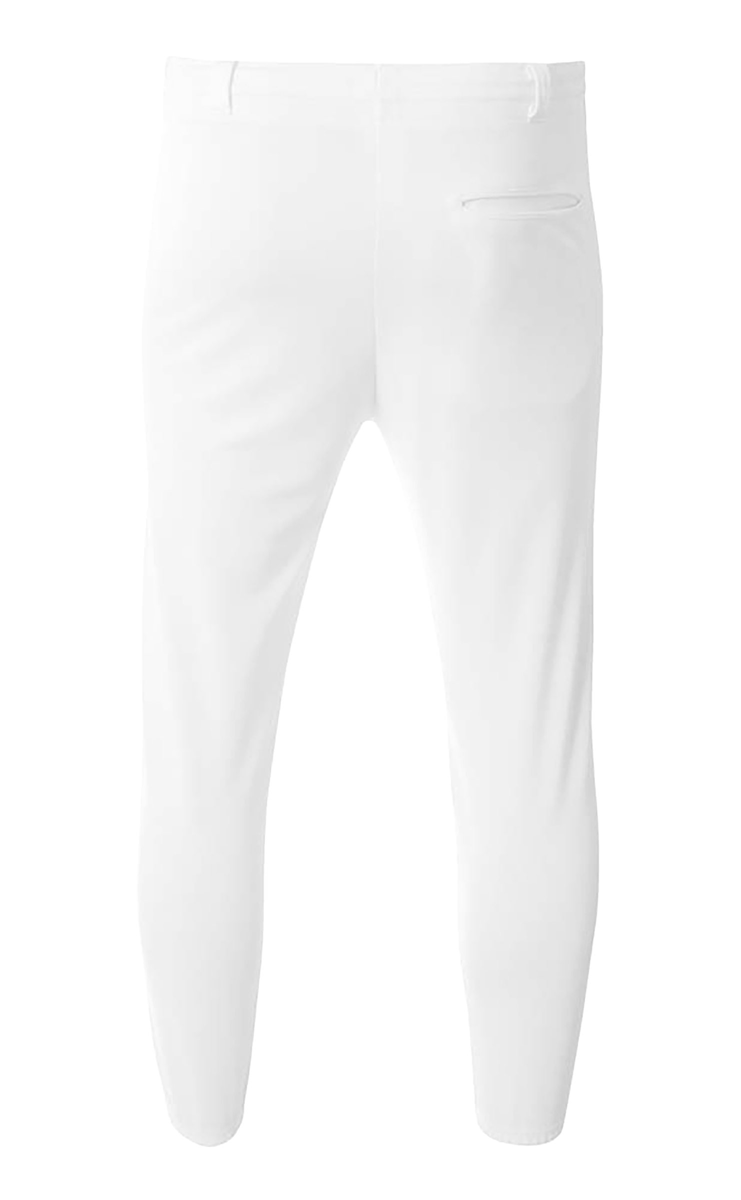 N6195 A4 Adult Double Play Polyester Baseball Pant with Elastic Waist and Belt Loops - Back Image