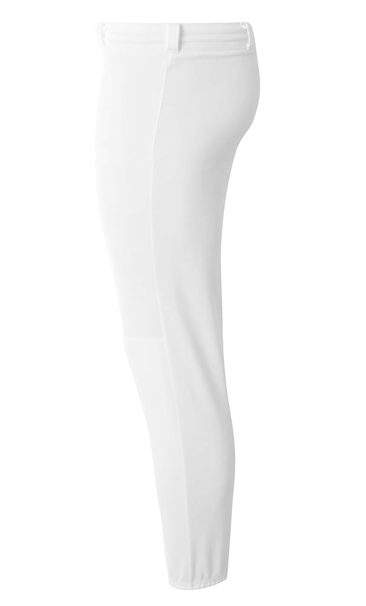 N6195 A4 Adult Double Play Polyester Baseball Pant with Elastic Waist and Belt Loops - Siide Image