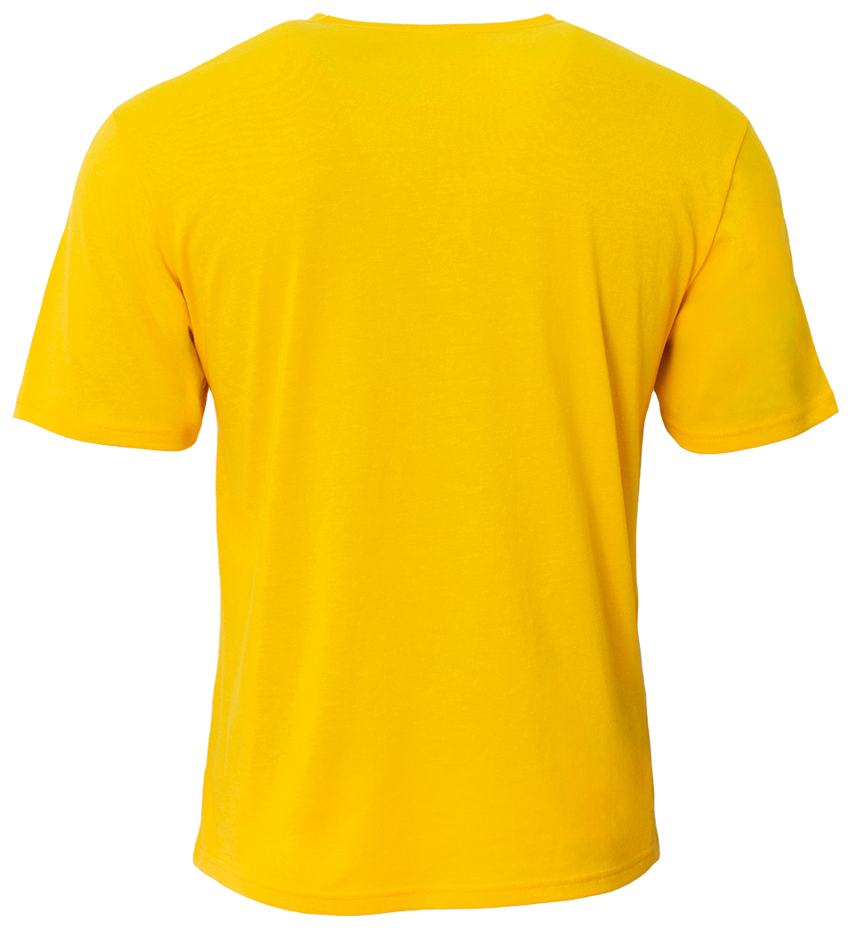 NB3013 A4  Softek Short Sleeve Tee - Back Image