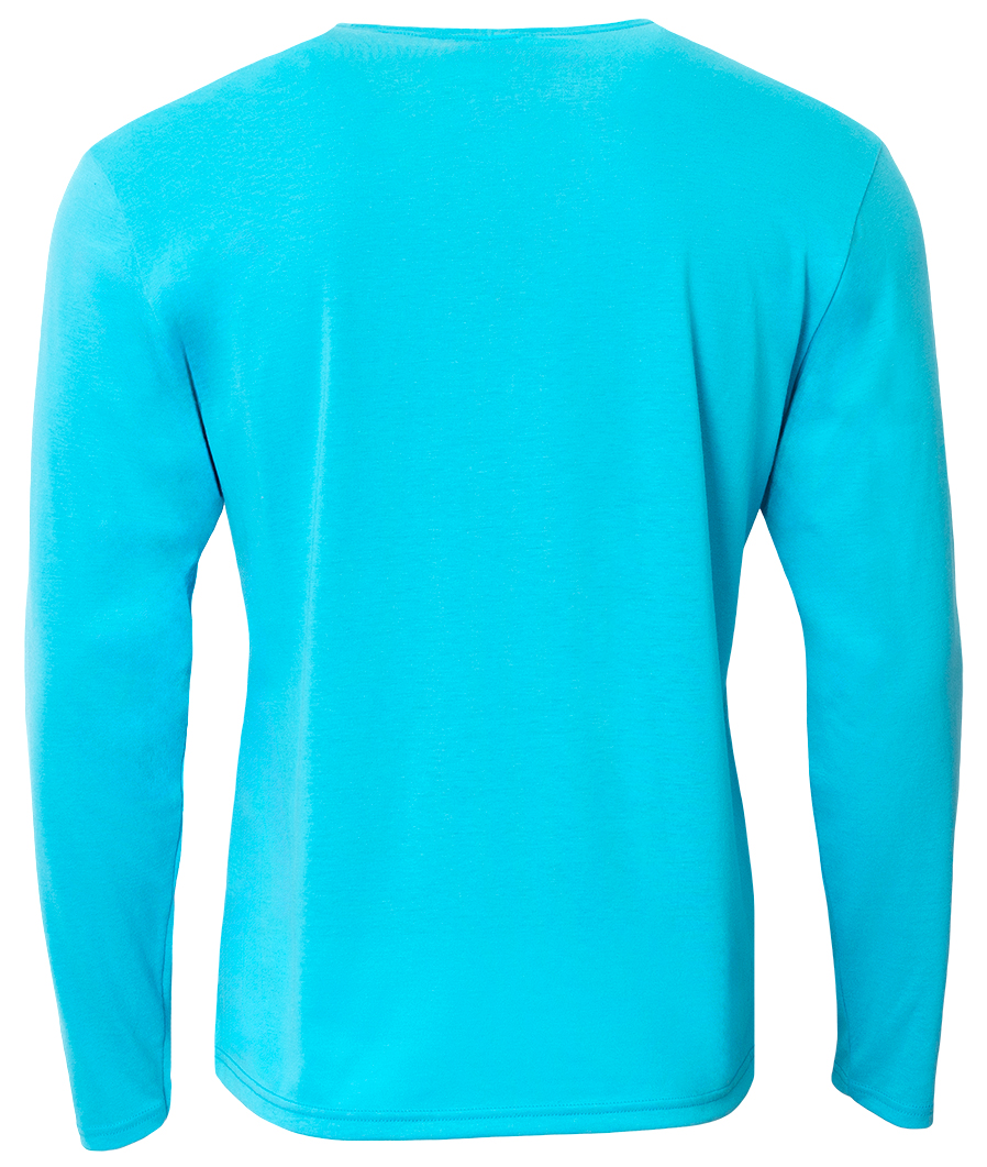 NB3029 A4  Softek Long Sleeve Tee - Back Image