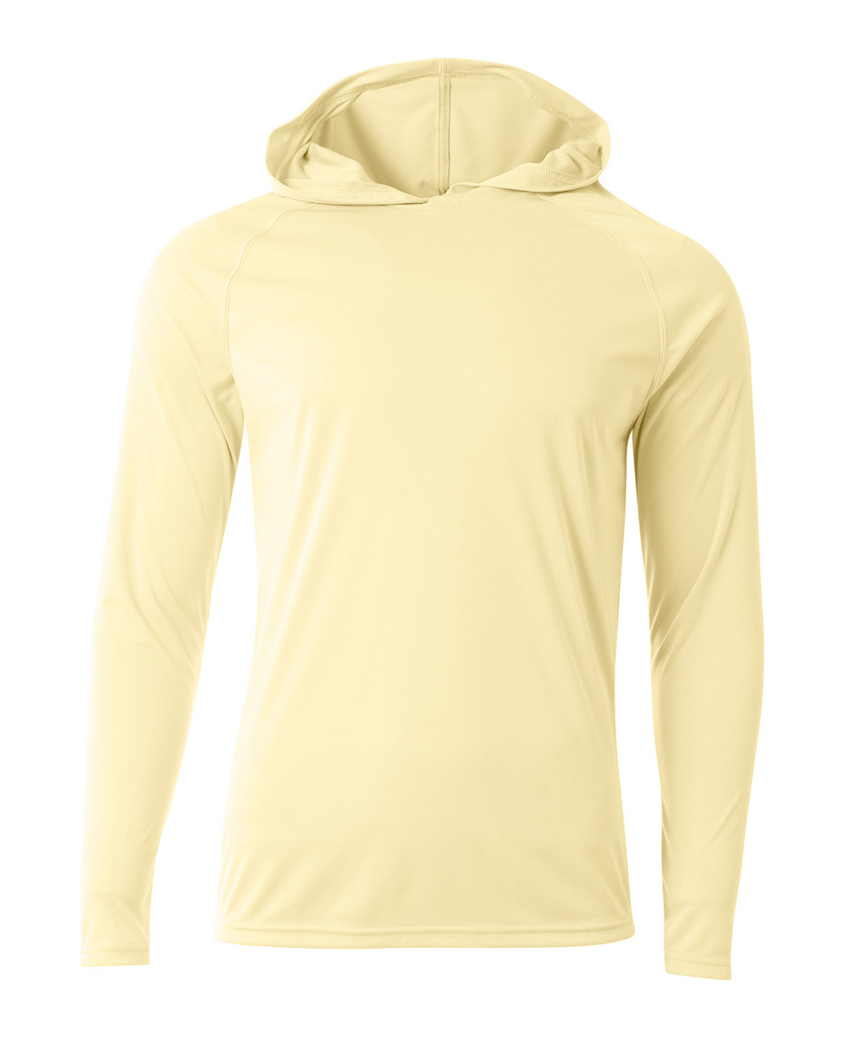 NB3409 A4  Long Sleeve Hooded Tee