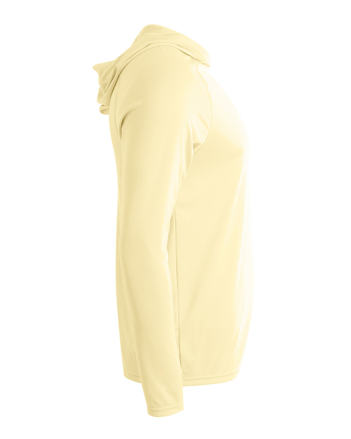 NB3409 A4  Long Sleeve Hooded Tee - Siide Image