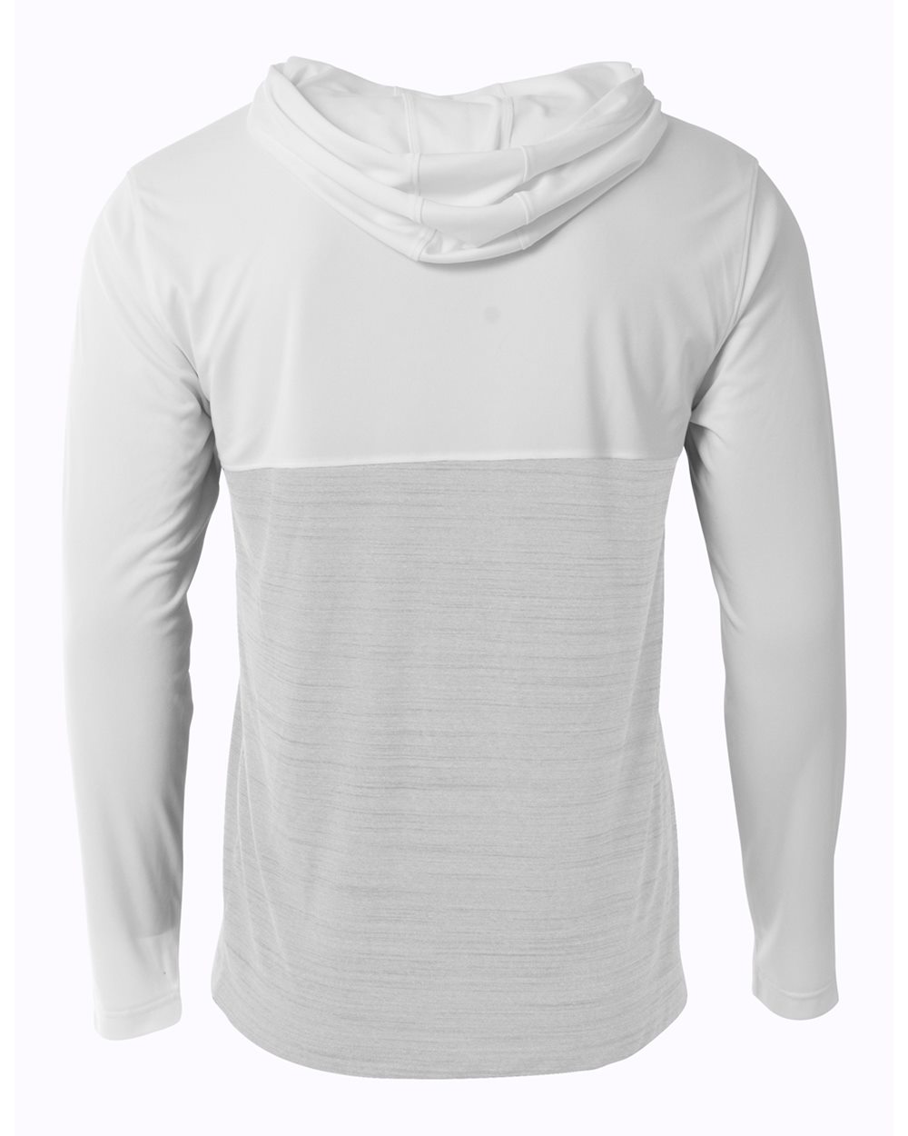 NB4013 A4  Youth Slate Quarter Zip - Back Image