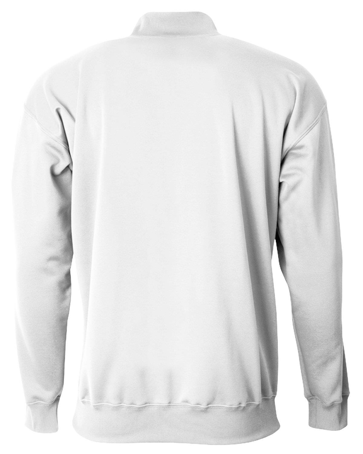 NB4282 A4  Youth Sprint Fleece Quarter Zip - Back Image