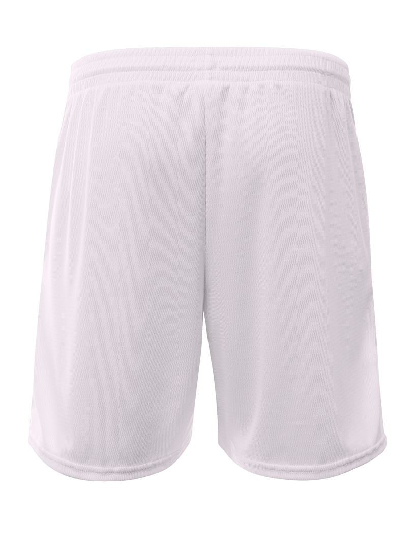 NB5384 A4 Youth Flatback Mesh Short with Pocket NB5384 A4 Youth Flatback Mesh Short with Pocket - Back Image