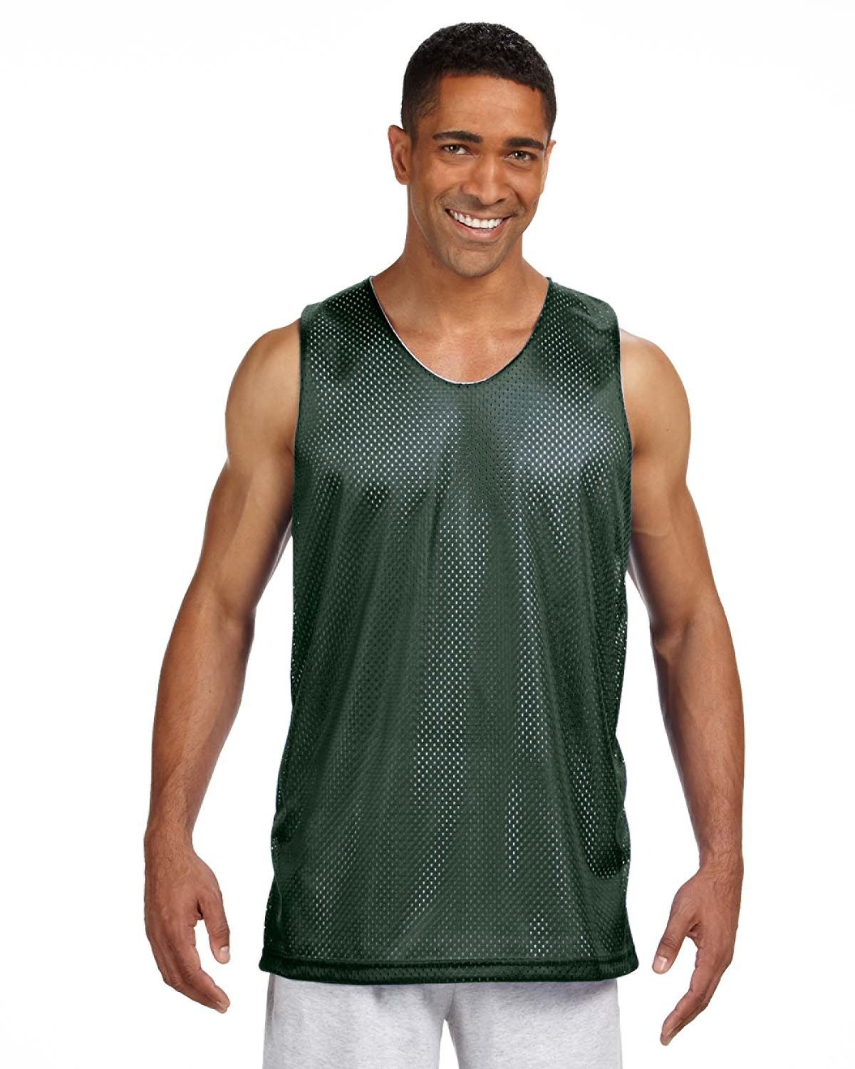 NF1270 A4 Mens Reversible Mesh Tank NF1270 A4 Mens Reversible Mesh Tank