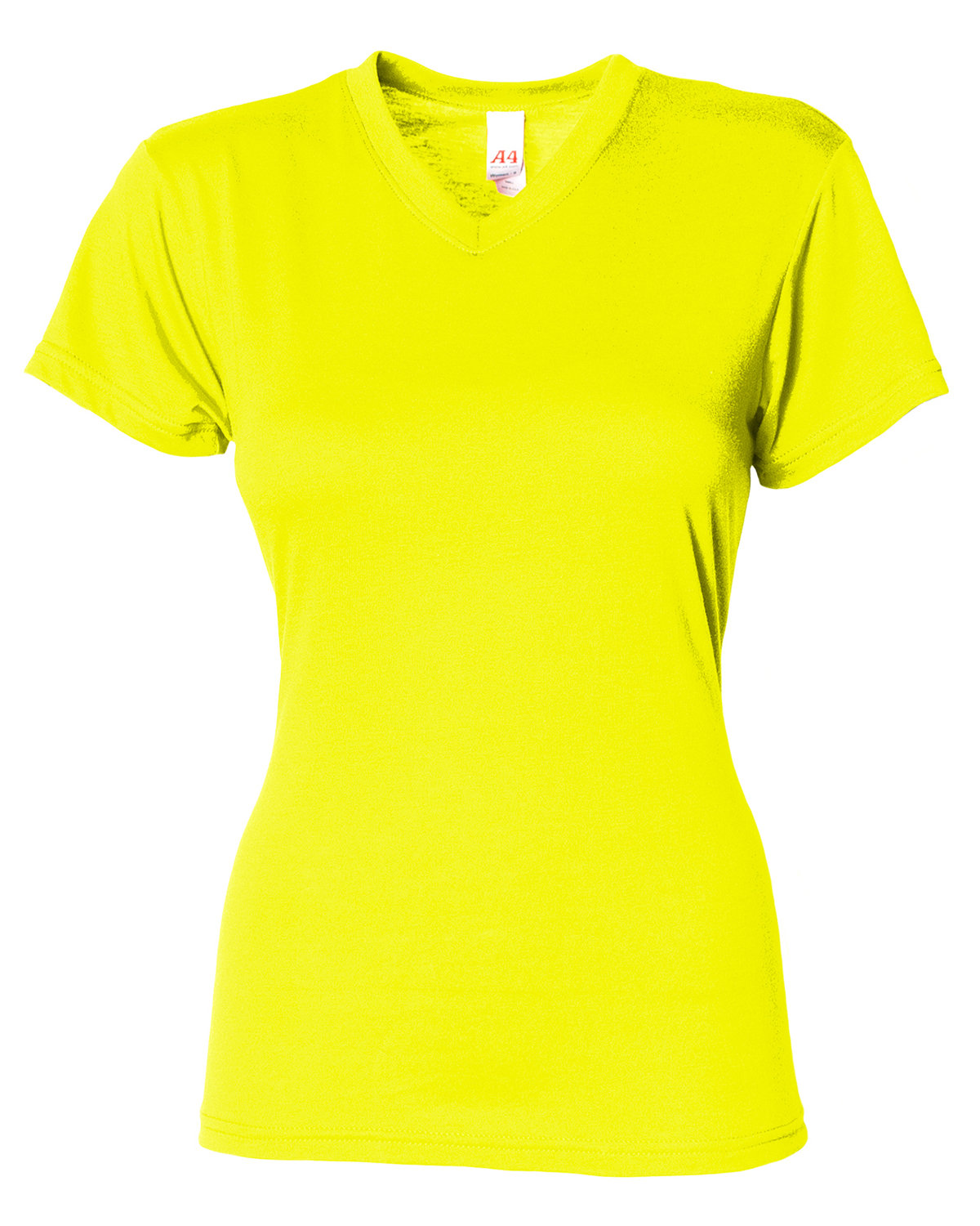 NW3013 A4 Ladies Softek V-Neck T-Shirt