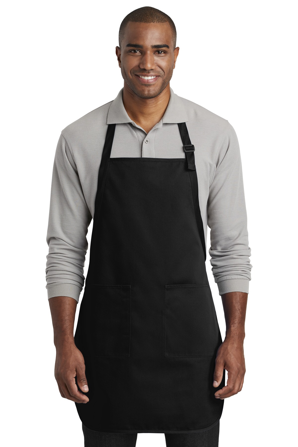 A600 Port Authority Full-Length Two-Pocket Bib Apron. A600 Port Authority Full-Length Two-Pocket Bib Apron.
