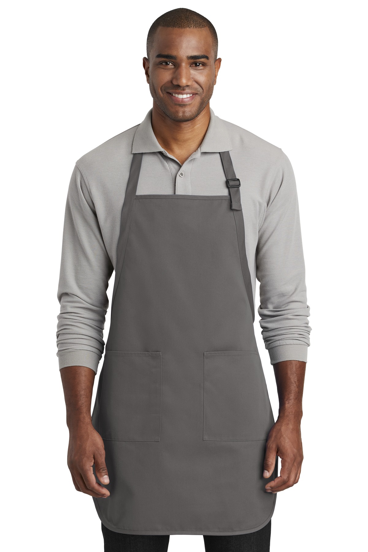 A600 Port Authority Full-Length Two-Pocket Bib Apron