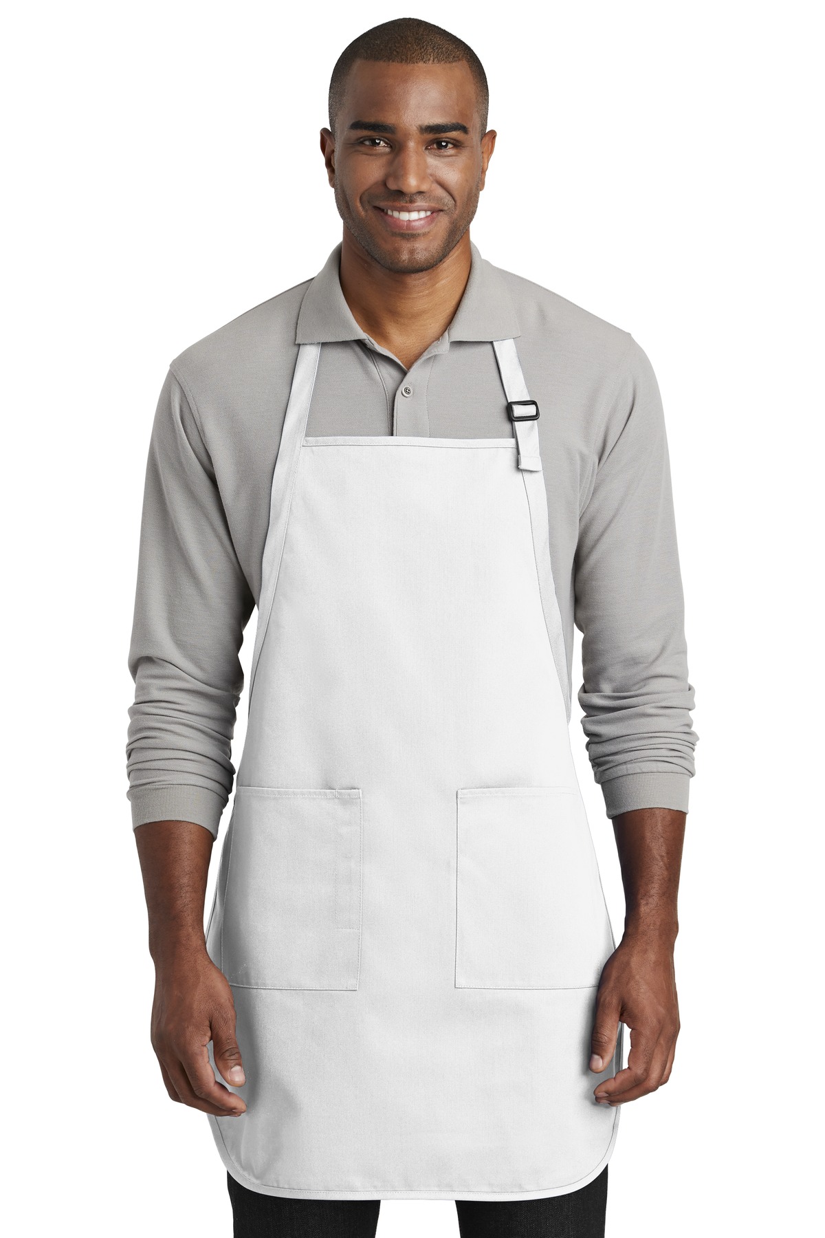 A600 Port Authority Full-Length Two-Pocket Bib Apron