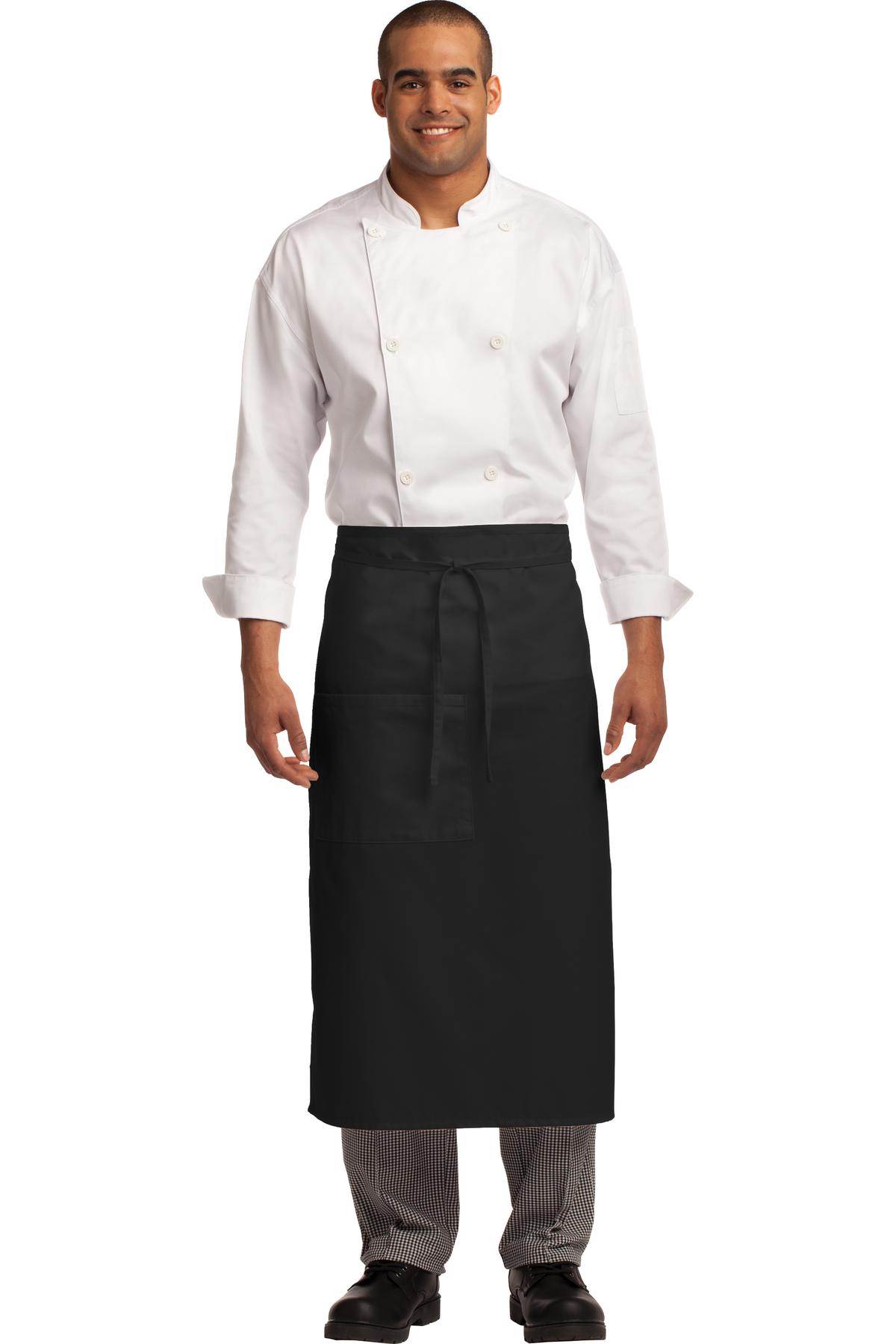 A701 Port Authority Easy Care Full Bistro Apron with Stain Release.