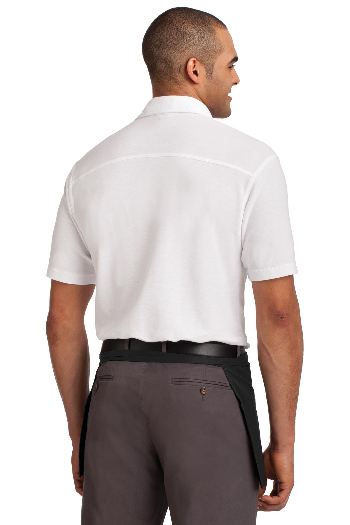 A702 Port Authority Easy Care Waist Apron with Stain Release A702 Port Authority Easy Care Waist Apron with Stain Release - Back Image