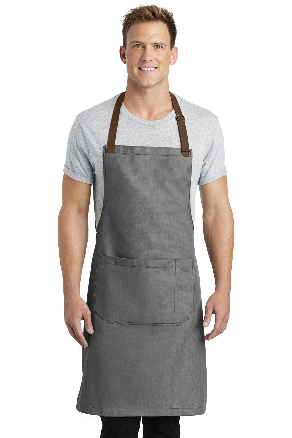 A800 Port Authority Market Full-Length Bib Apron.