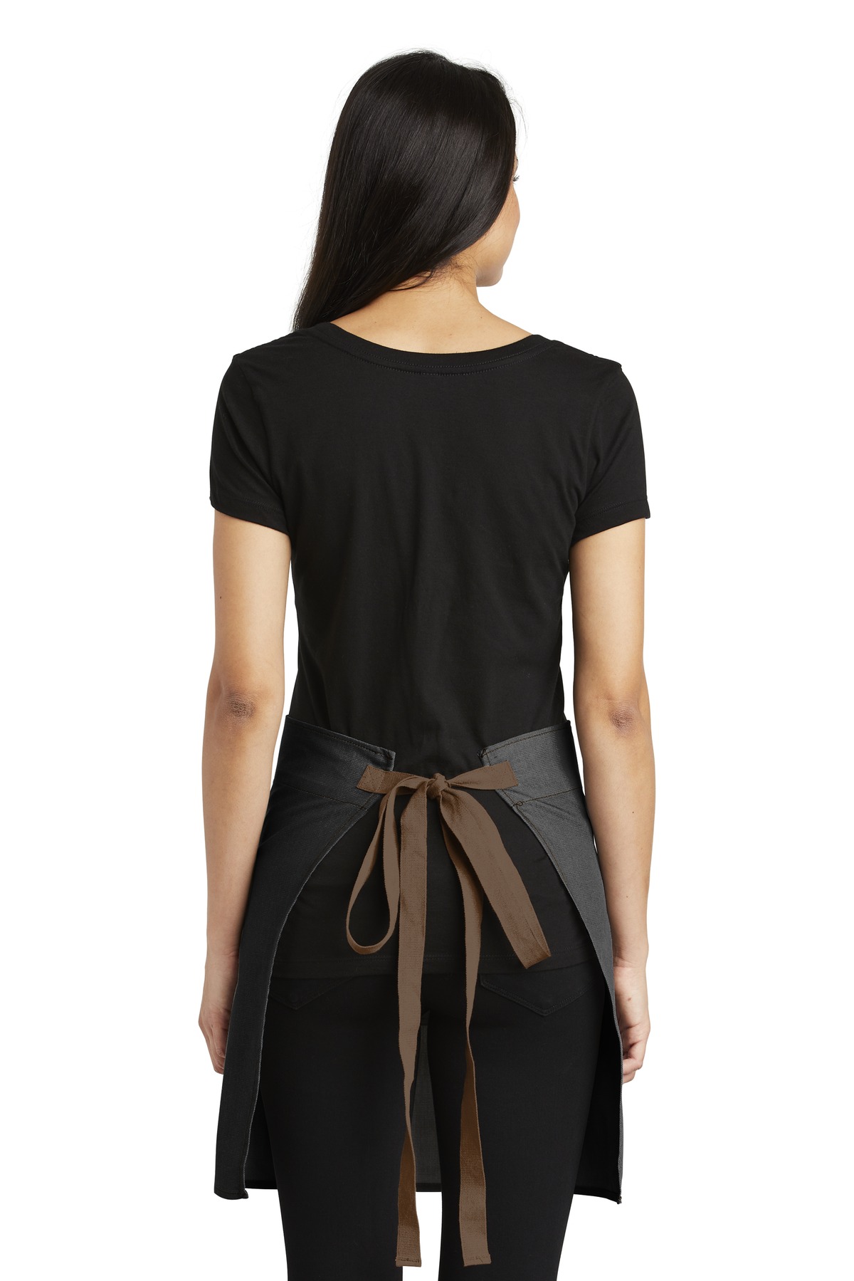 A801 Port Authority Market Half Bistro Apron. - Back Image