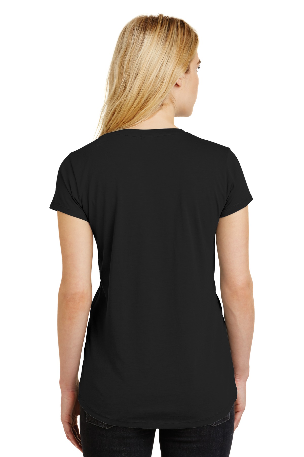 AA2840 Alternative Womens Everyday Cotton Modal V-Neck. AA2840 Alternative Womens Everyday Cotton Modal V-Neck. - Back Image