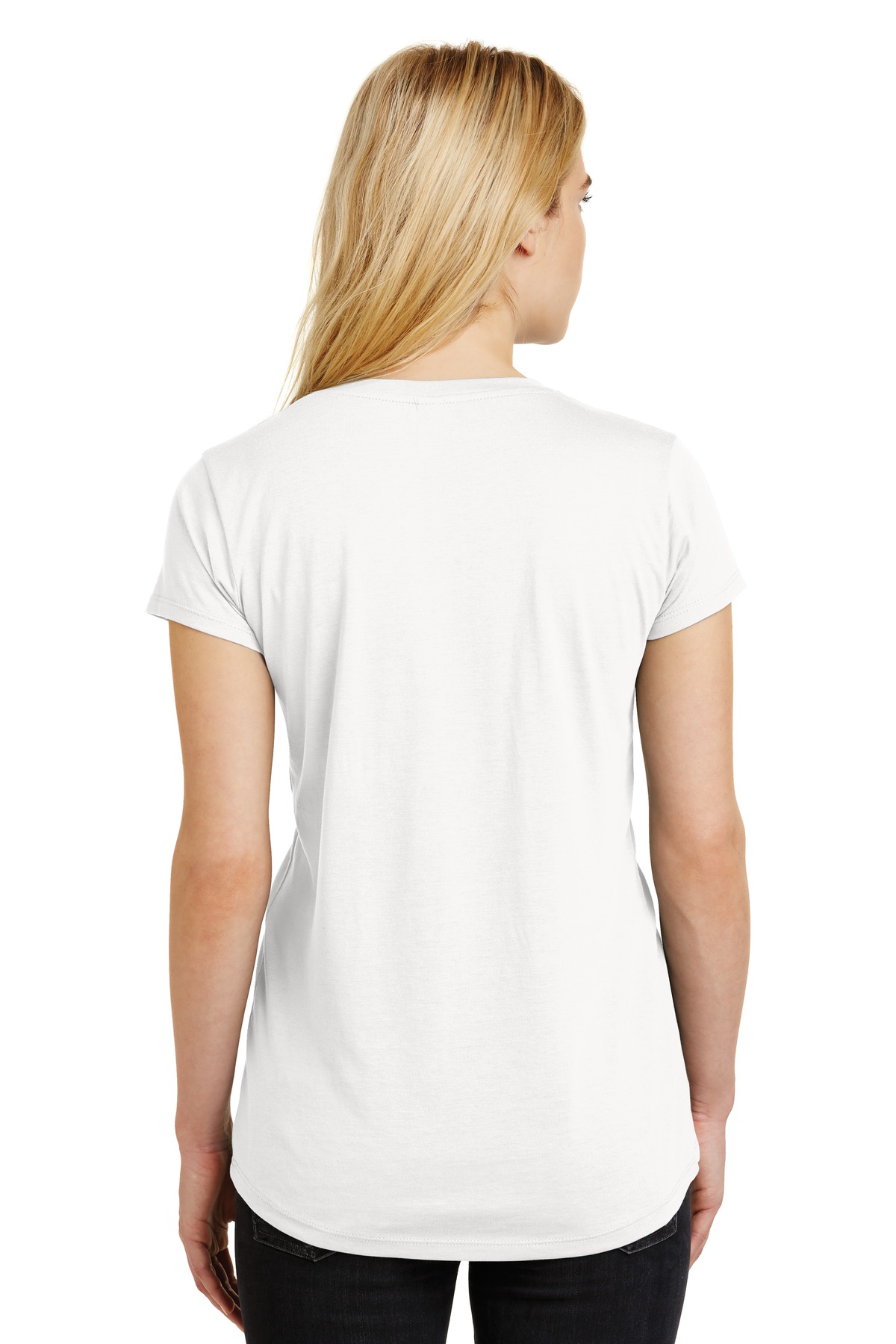 AA2840 Alternative Womens Everyday Cotton Modal V-Neck. - Back Image