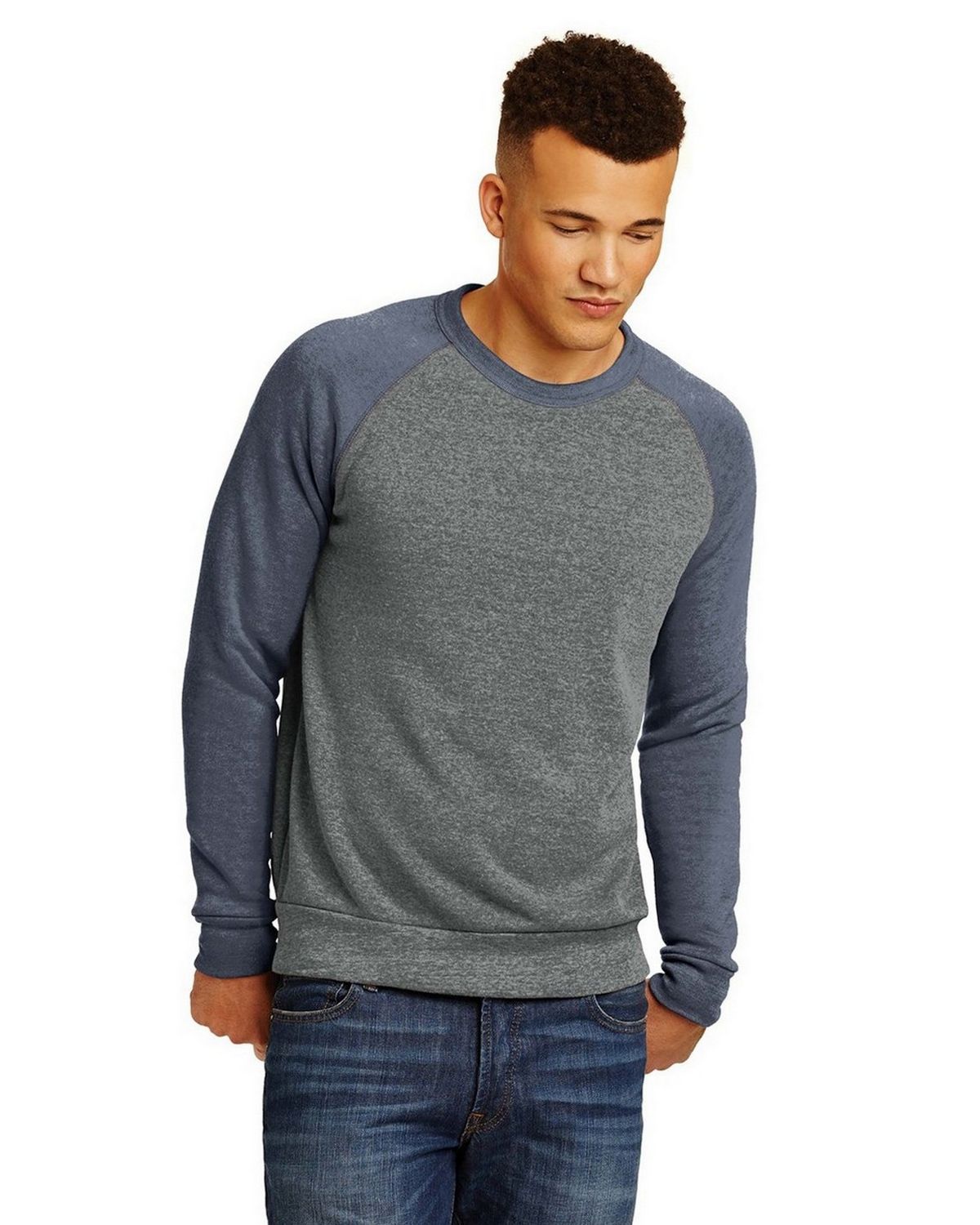 AA32022 Alternative Champ Colorblock Eco -Fleece Sweatshirt. AA32022 Alternative Champ Colorblock Eco -Fleece Sweatshirt.