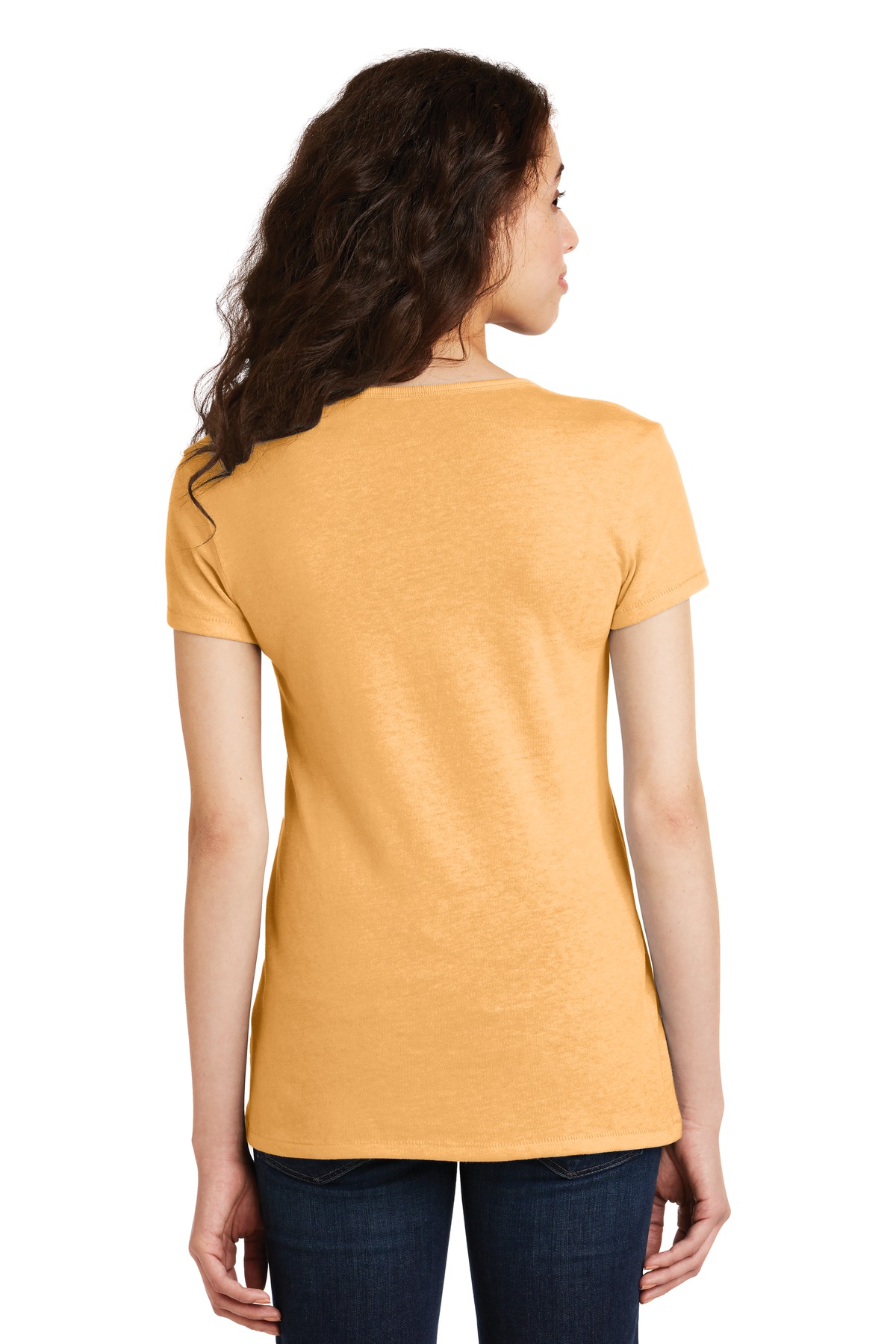 AA5056 Alternative Womens The Keepsake V-Neck Vintage 50/50 Tee. - Back Image