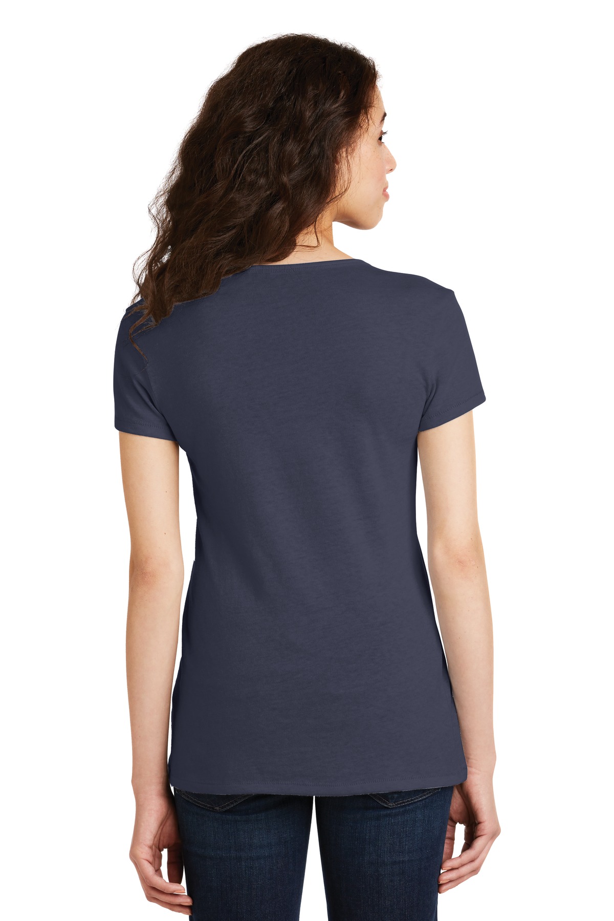 AA5056 Alternative Womens The Keepsake V-Neck Vintage 50/50 Tee. - Back Image