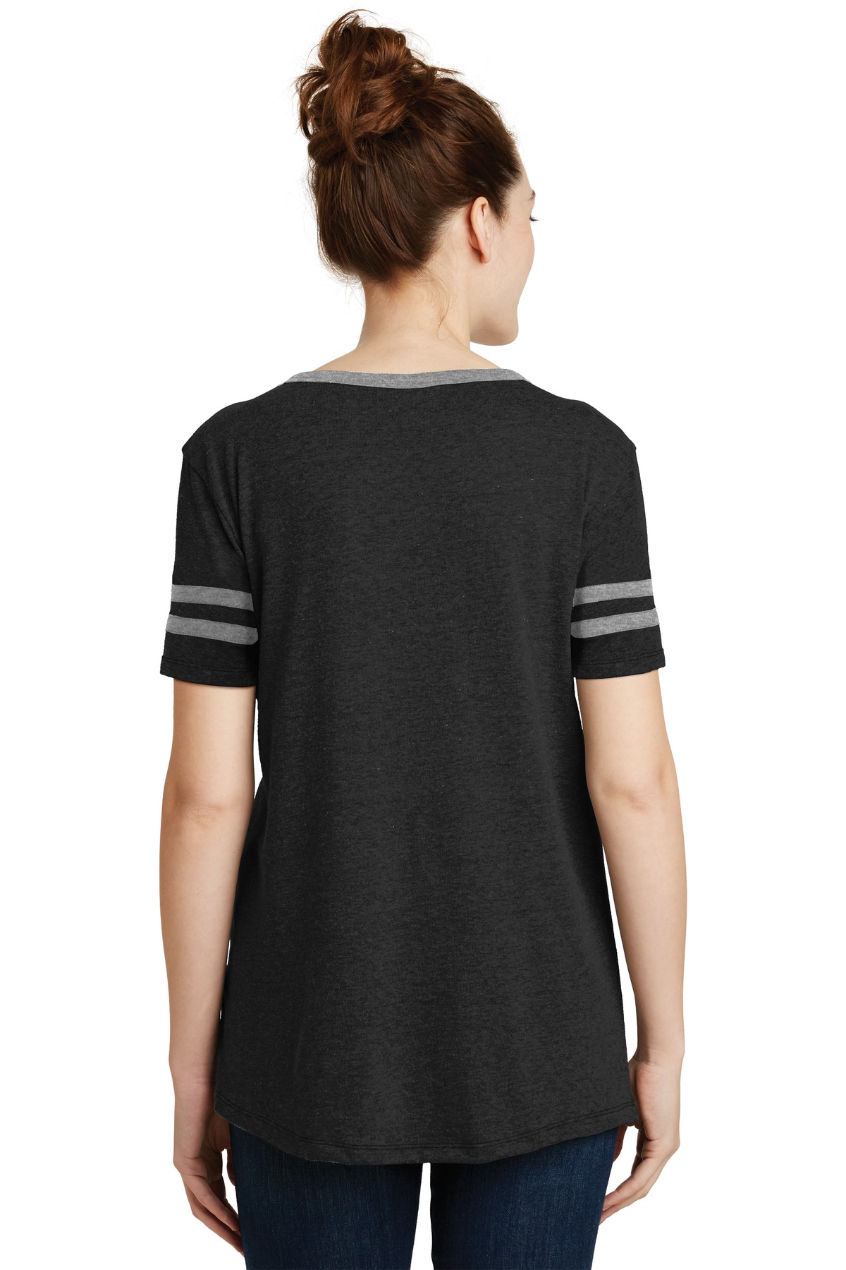 AA5058 Alternative Womens Varsity Vintage 50/50 Tee. - Back Image