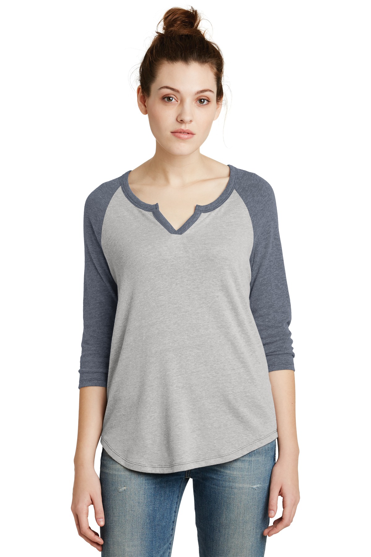 AA5060 Alternative Womens Outfield 3/4-Sleeve Vintage 50/50 Tee. AA5060 Alternative Womens Outfield 3/4-Sleeve Vintage 50/50 Tee.