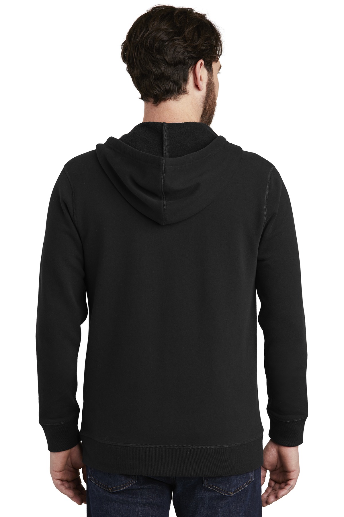 AA8050 Alternative Indy Blended Fleece Zip Hoodie. - Back Image