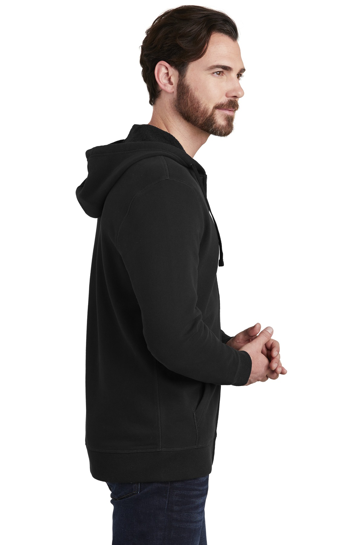 AA8050 Alternative Indy Blended Fleece Zip Hoodie. - Siide Image