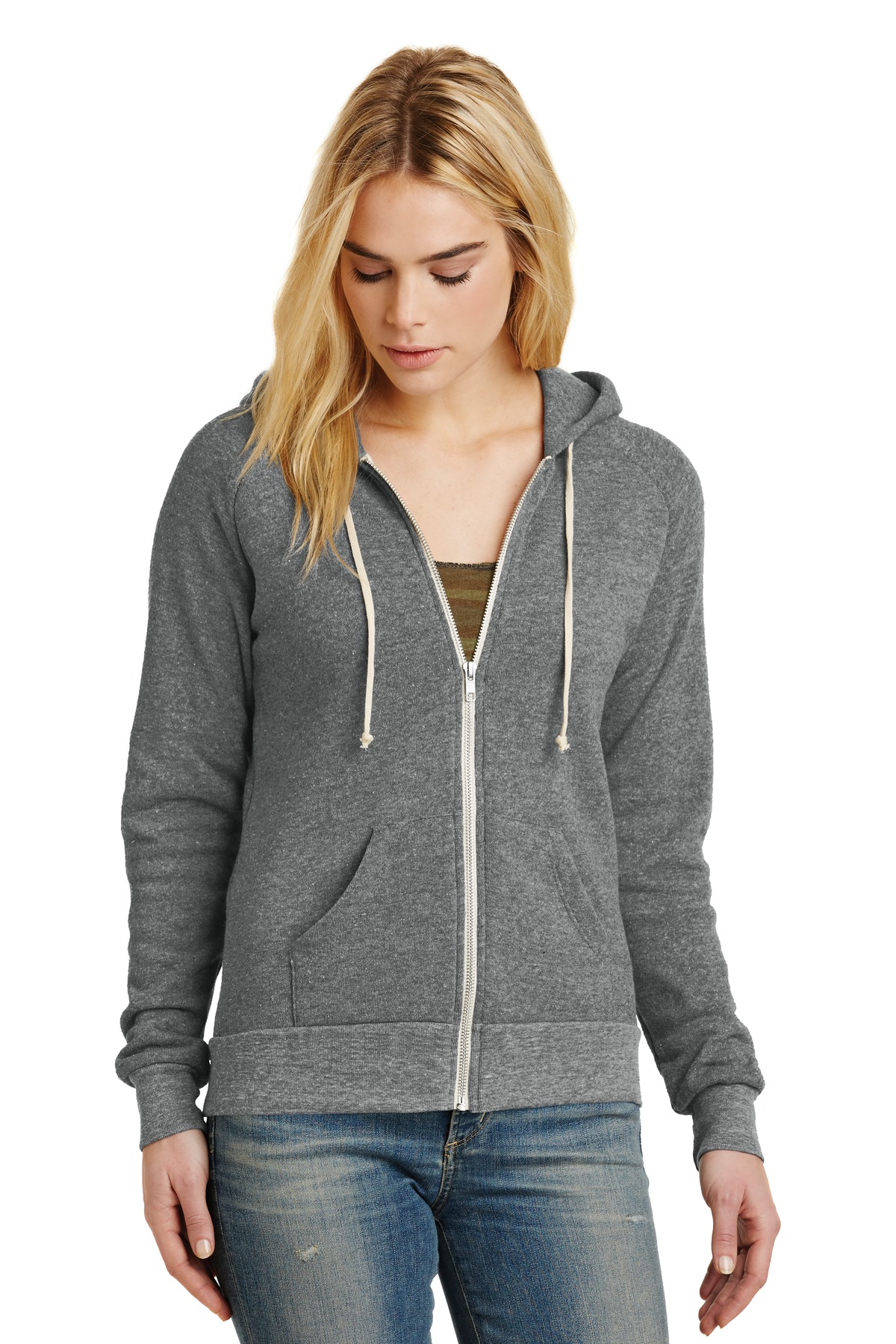 AA9573 Alternative Womens Adrian Eco -Fleece Zip Hoodie. AA9573 Alternative Womens Adrian Eco -Fleece Zip Hoodie.