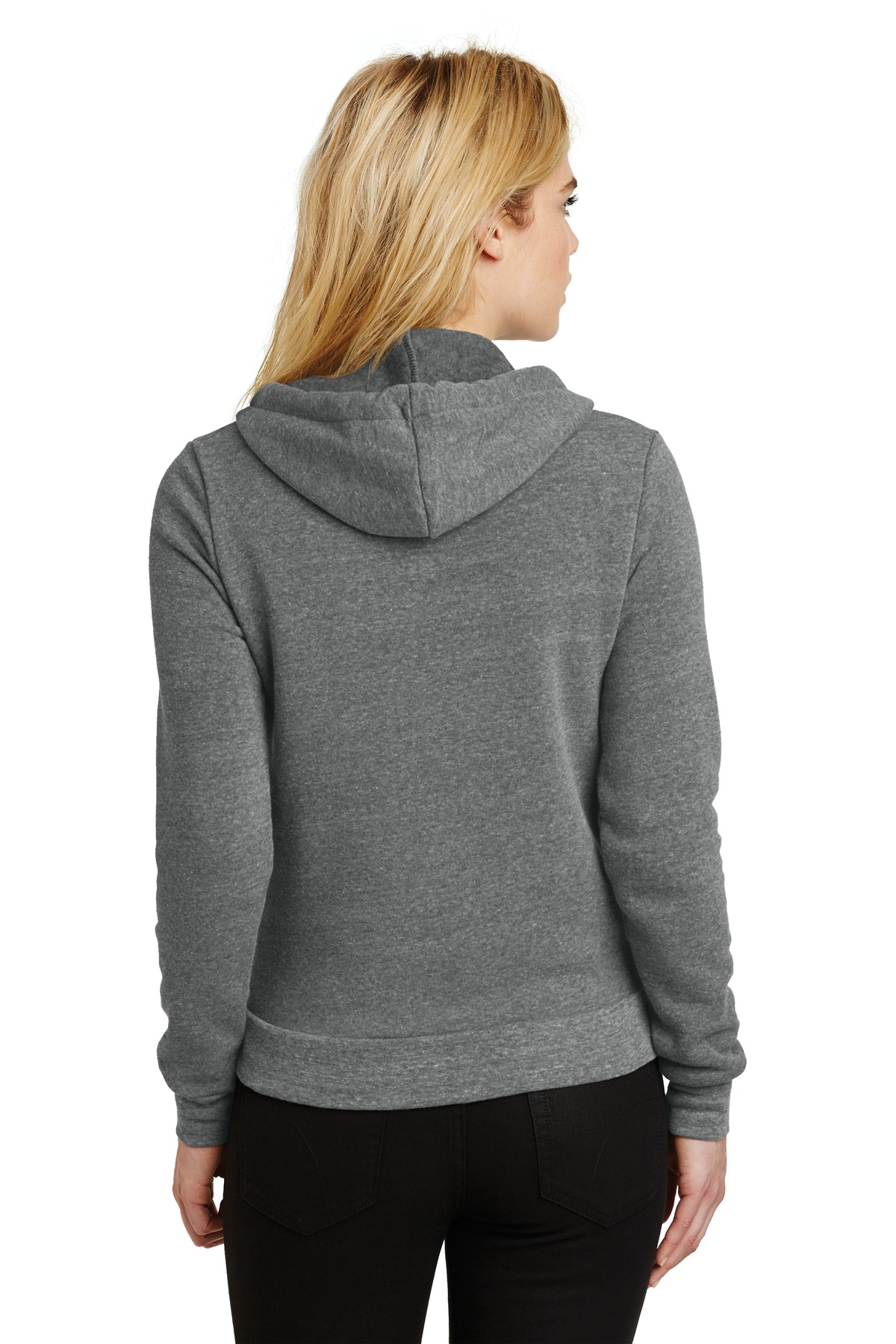 AA9596 Alternative Womens Athletics Eco -Fleece Pullover Hoodie. AA9596 Alternative Womens Athletics Eco -Fleece Pullover Hoodie. - Back Image