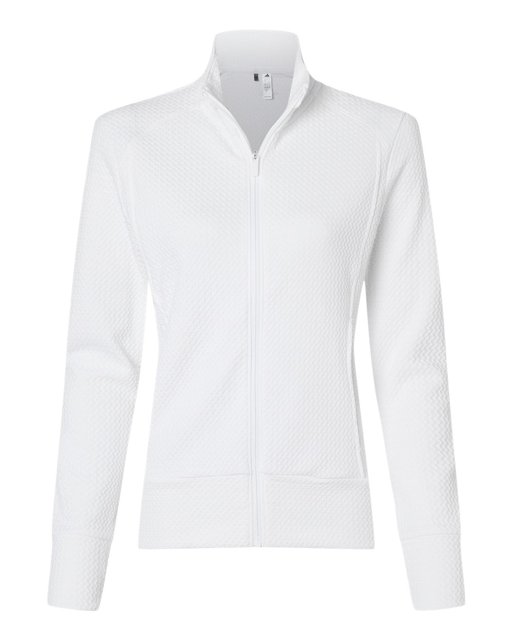 A1007 adidas Golf Womens Ultimate Textured Full-Zip Jacket