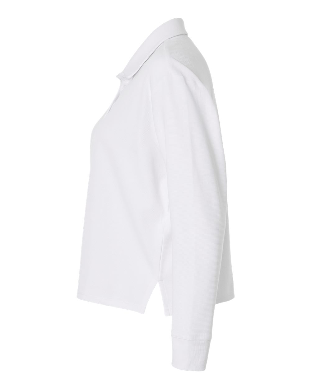 A1008 adidas Golf Womens Beyond Long Sleeve Loose Polo - Siide Image